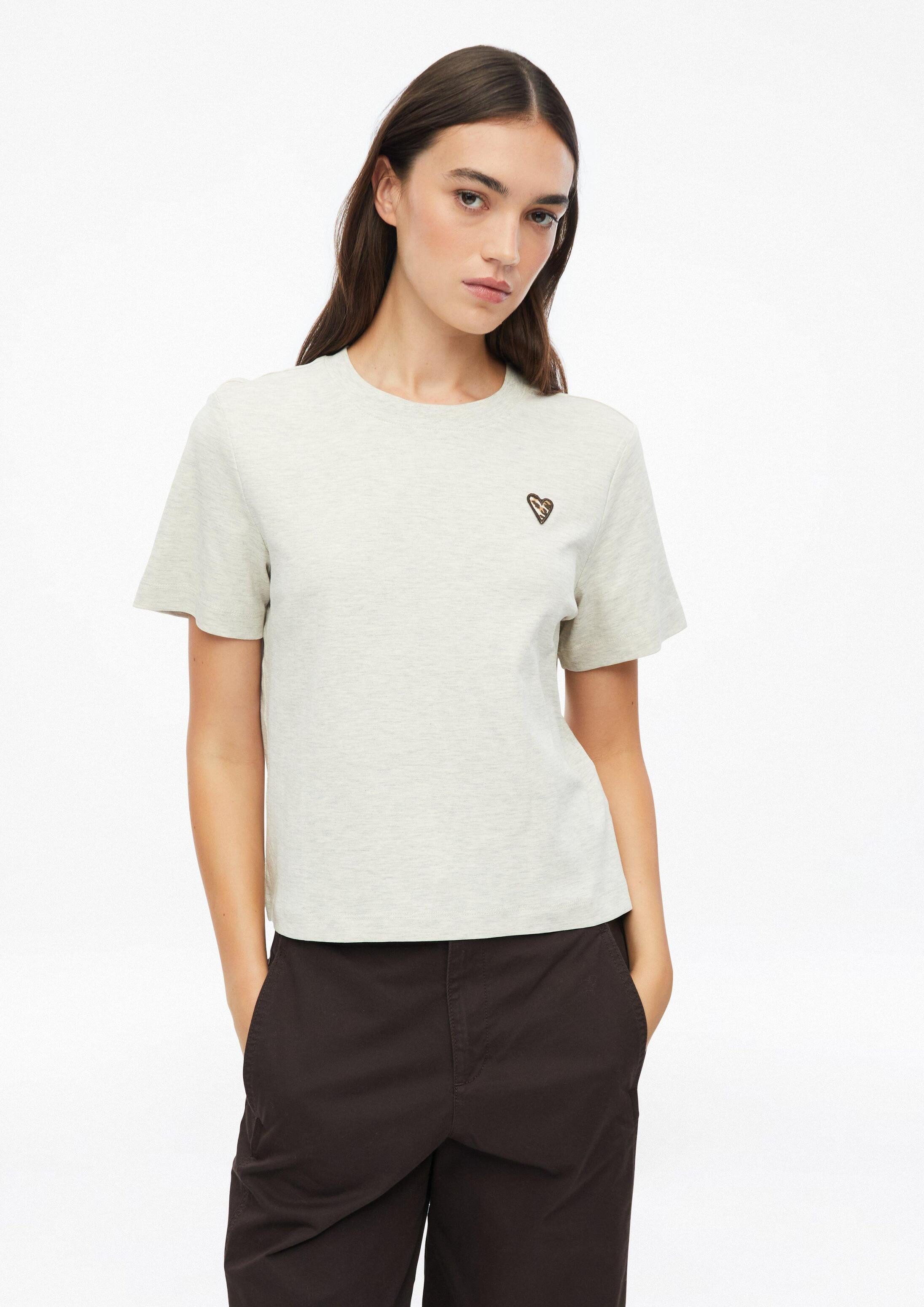 s.Oliver Kurzarmshirt T-Shirt T-Shirt mit Leo-Herz