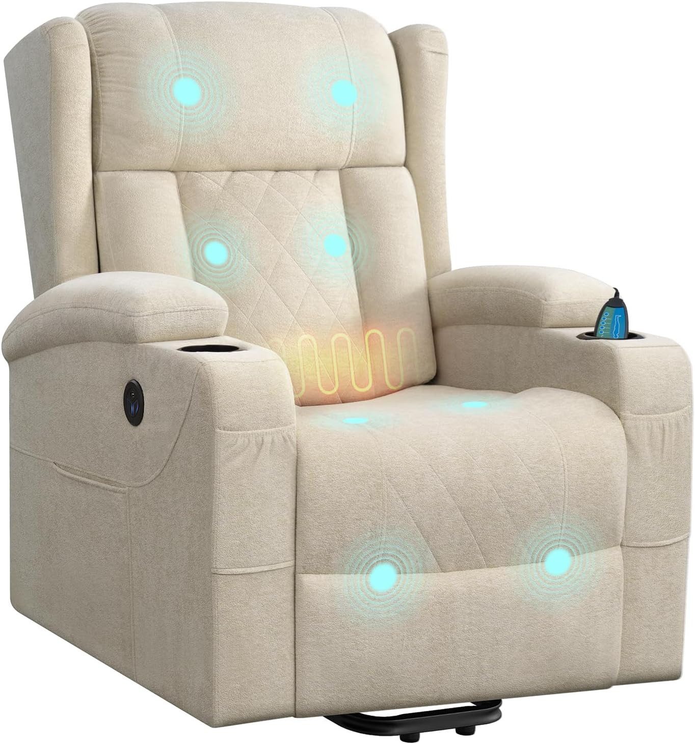 Woltu Massagesessel, elektrisch verstellbar, mit Liegefunktion günstig online kaufen
