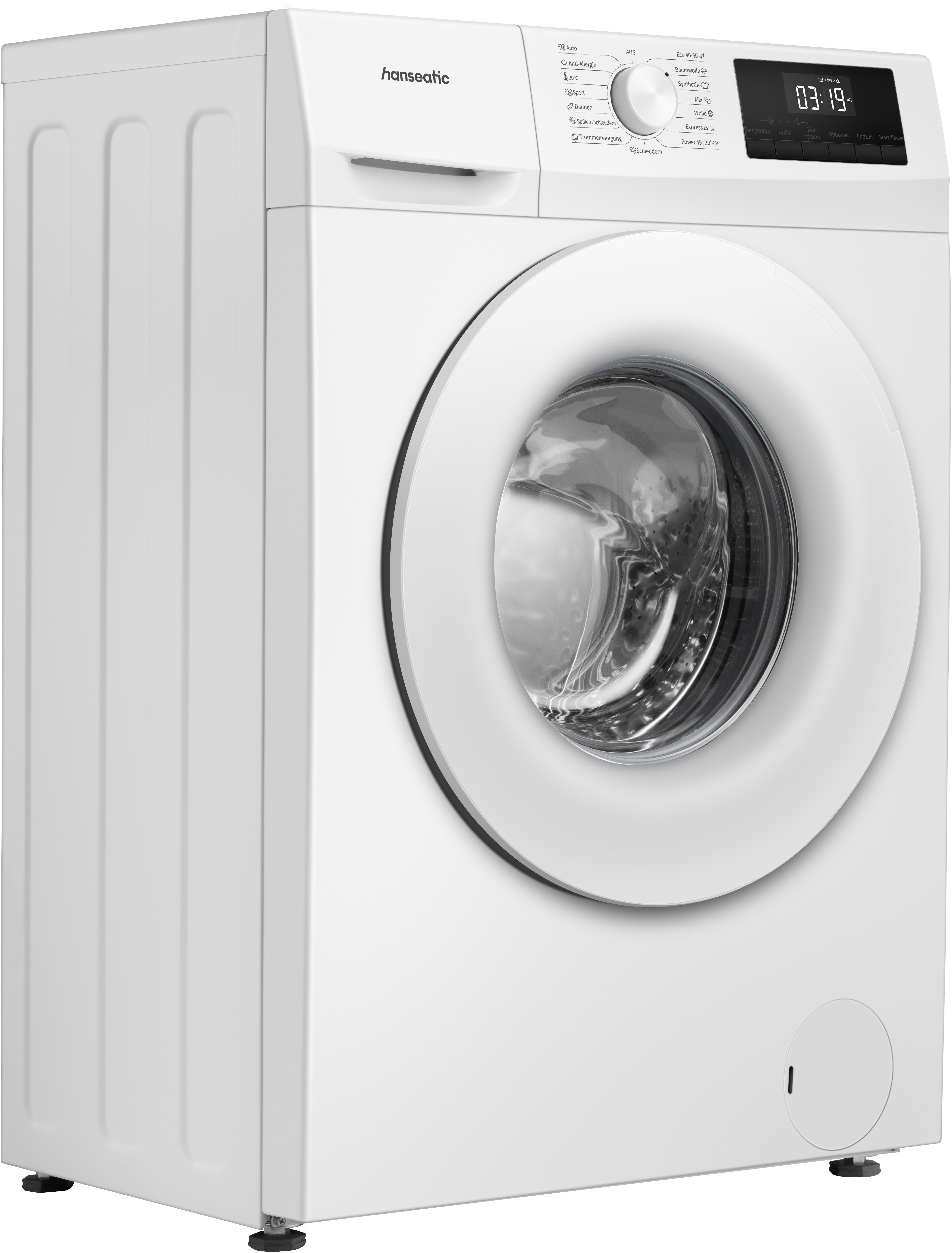 Hanseatic Waschmaschine WME7A4, 7 kg, 1400 U/min, inkl. 3 Jahre Herstellergarantie