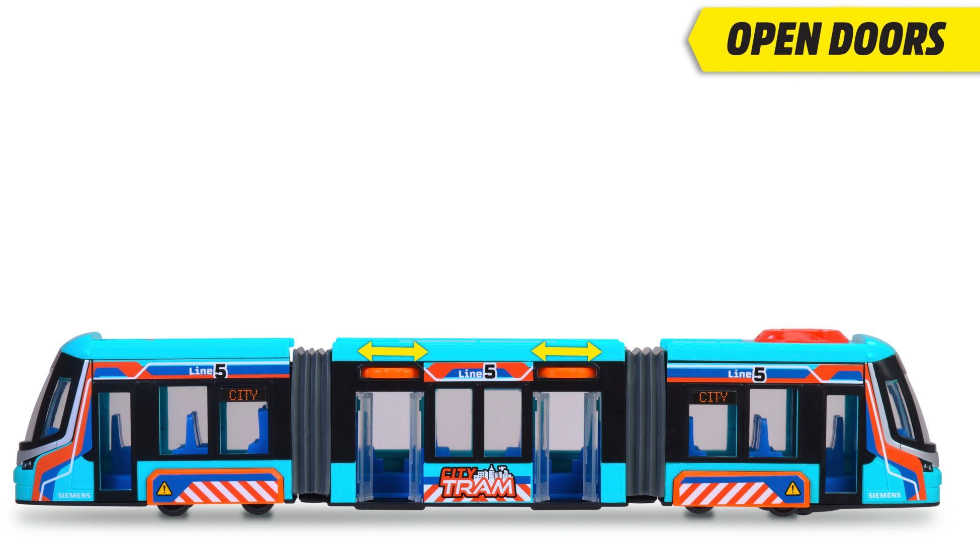 Dickie Toys toy tram Siemens City Tram