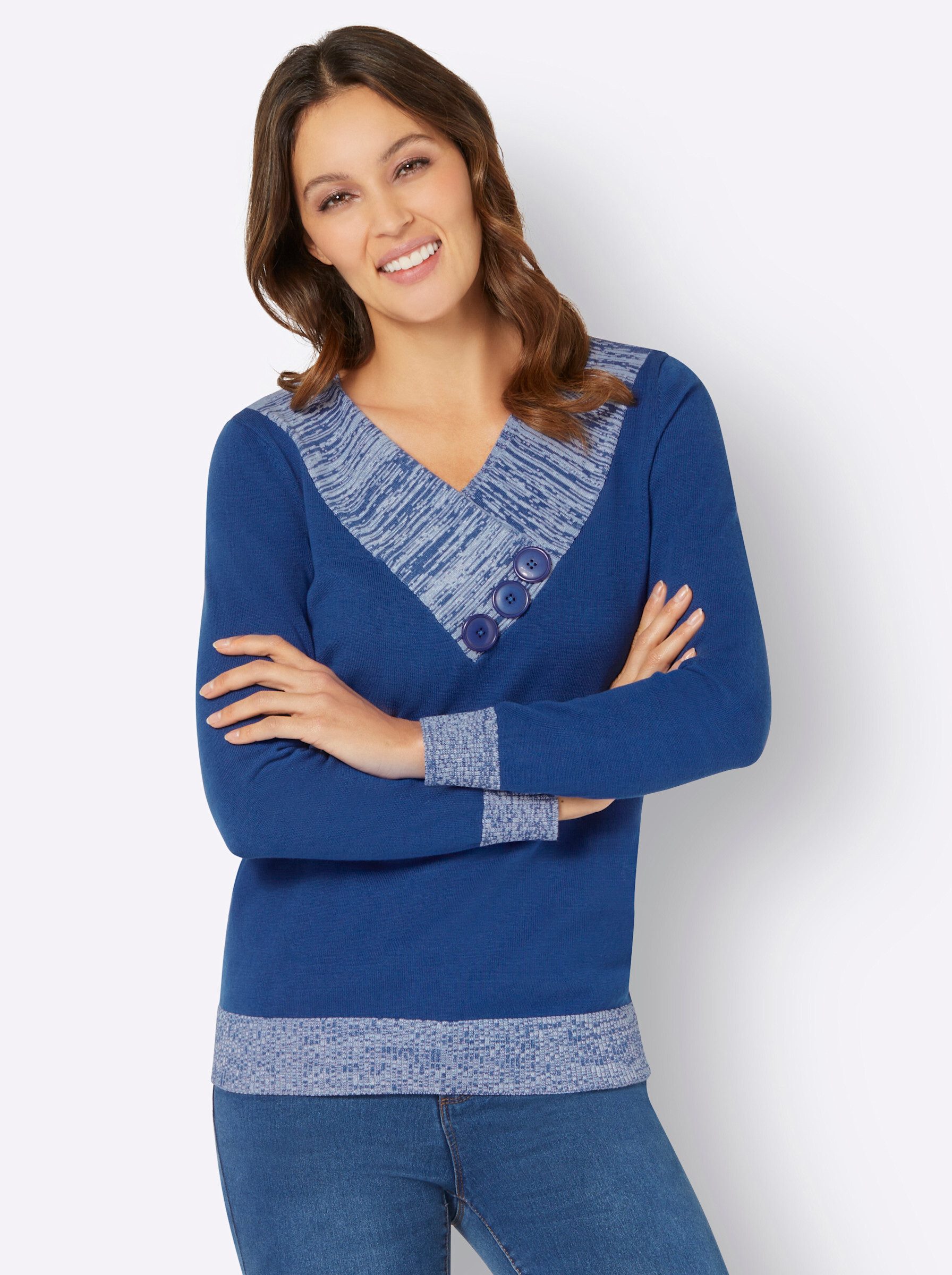 Strickpullover Langarm-Pullover