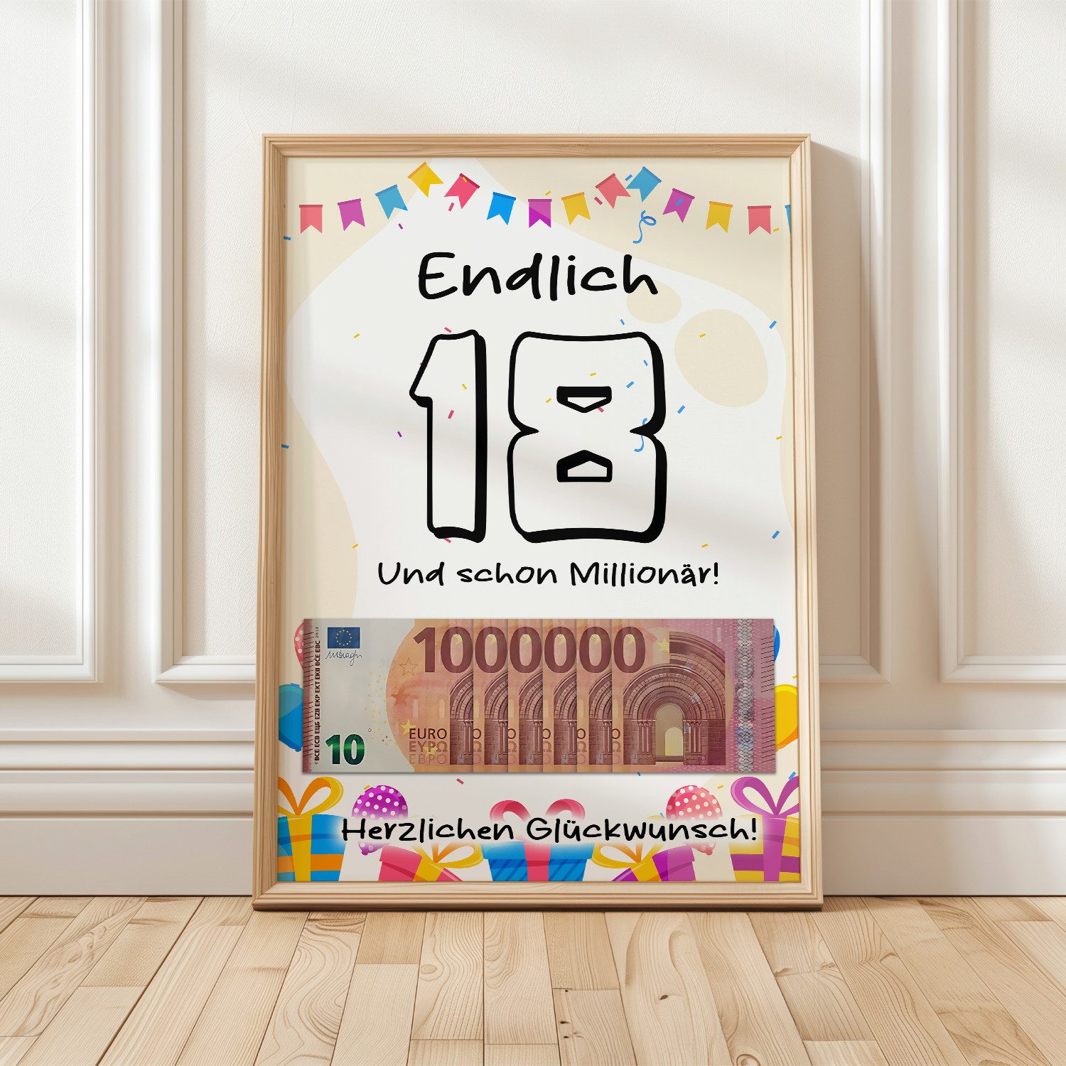 Tigerlino Poster 18. Geburtstag Geschenk Jungen günstig online kaufen