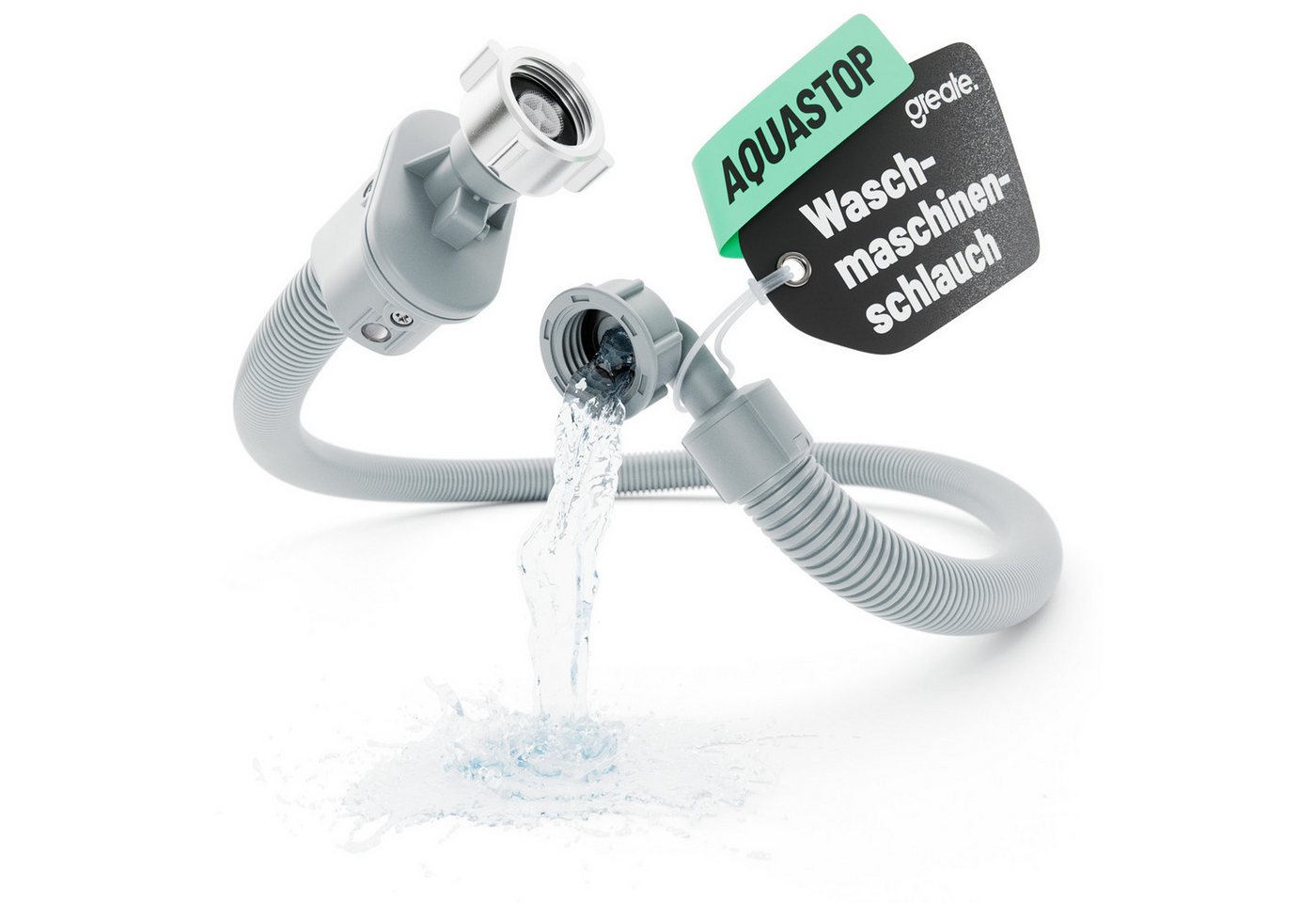 greate. Zulaufschlauch Aquastop Schlauch Waschmaschine 1,5m 3/4 Zoll Waschmaschinenschlauch, Zubehör für Waschmaschine, Aquastop