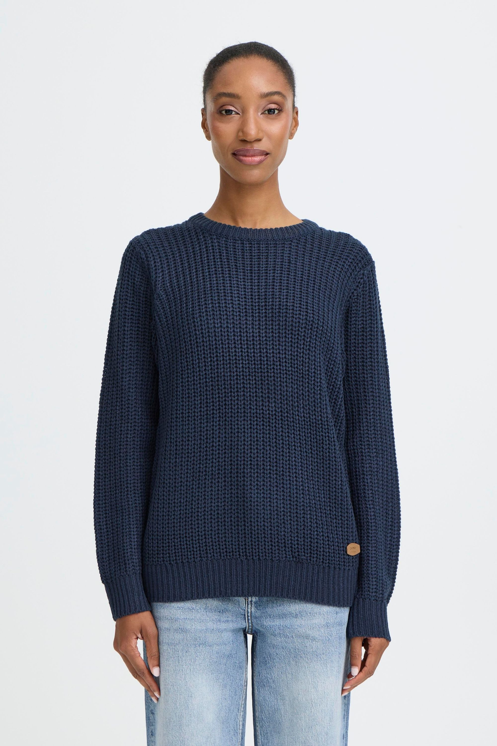 OXMO Strickpullover OXEDNA Moderner Pullover mit günstig online kaufen