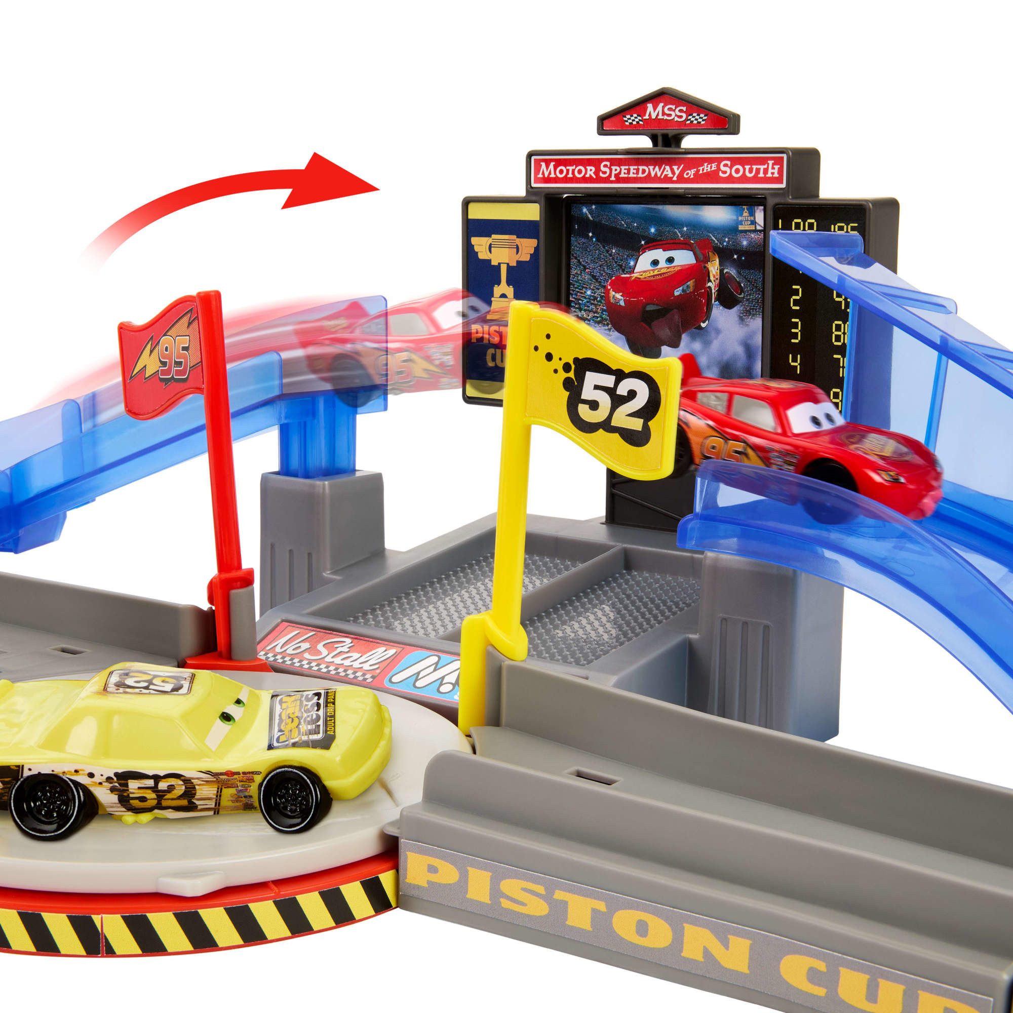 Mattel® Autorennbahn Disney Pixar Cars 2-in-1 Piston Cup