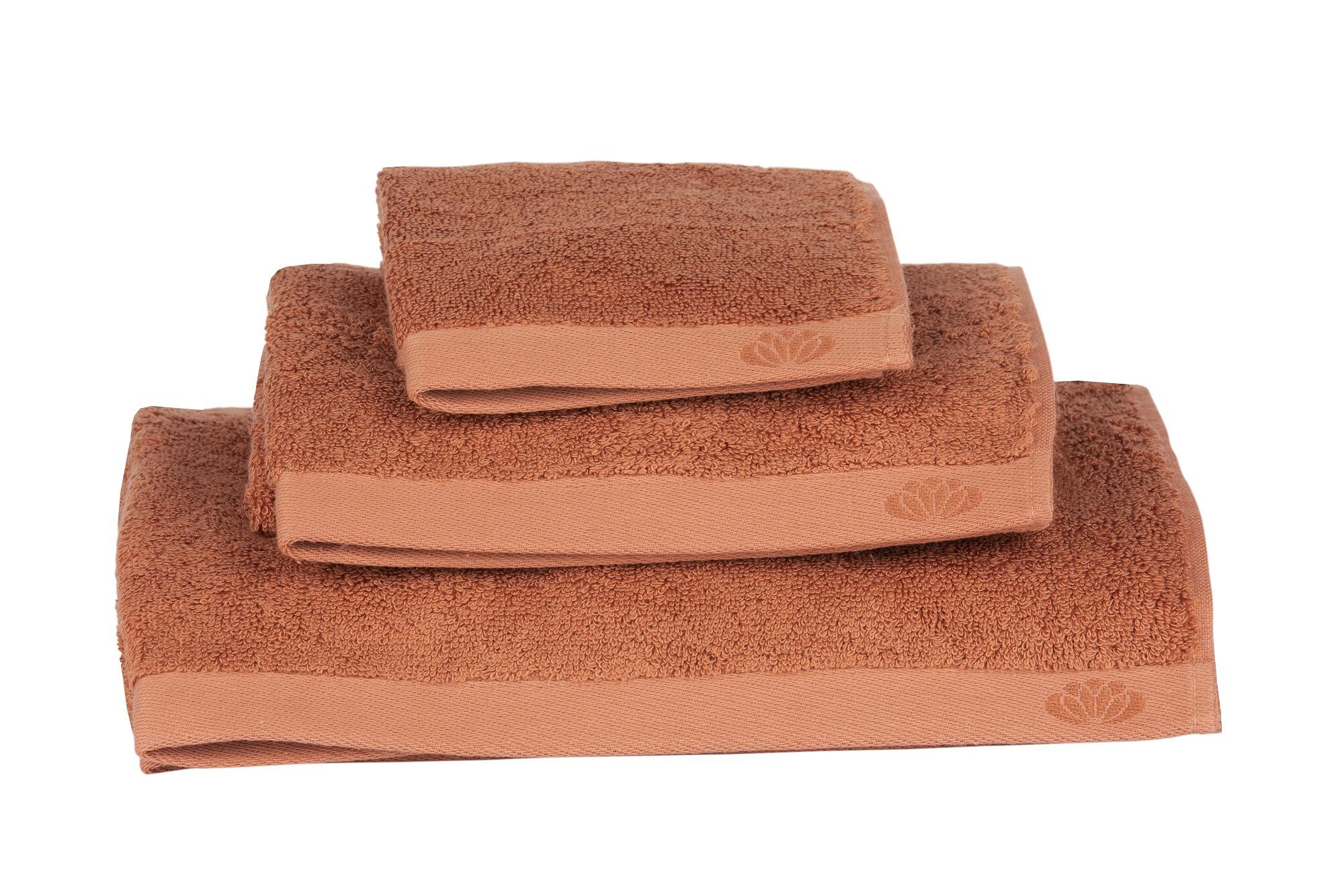 Deluxe', frottier Terracotta Frottiertuch Handtuch 'Botanic framsohn (1-St)