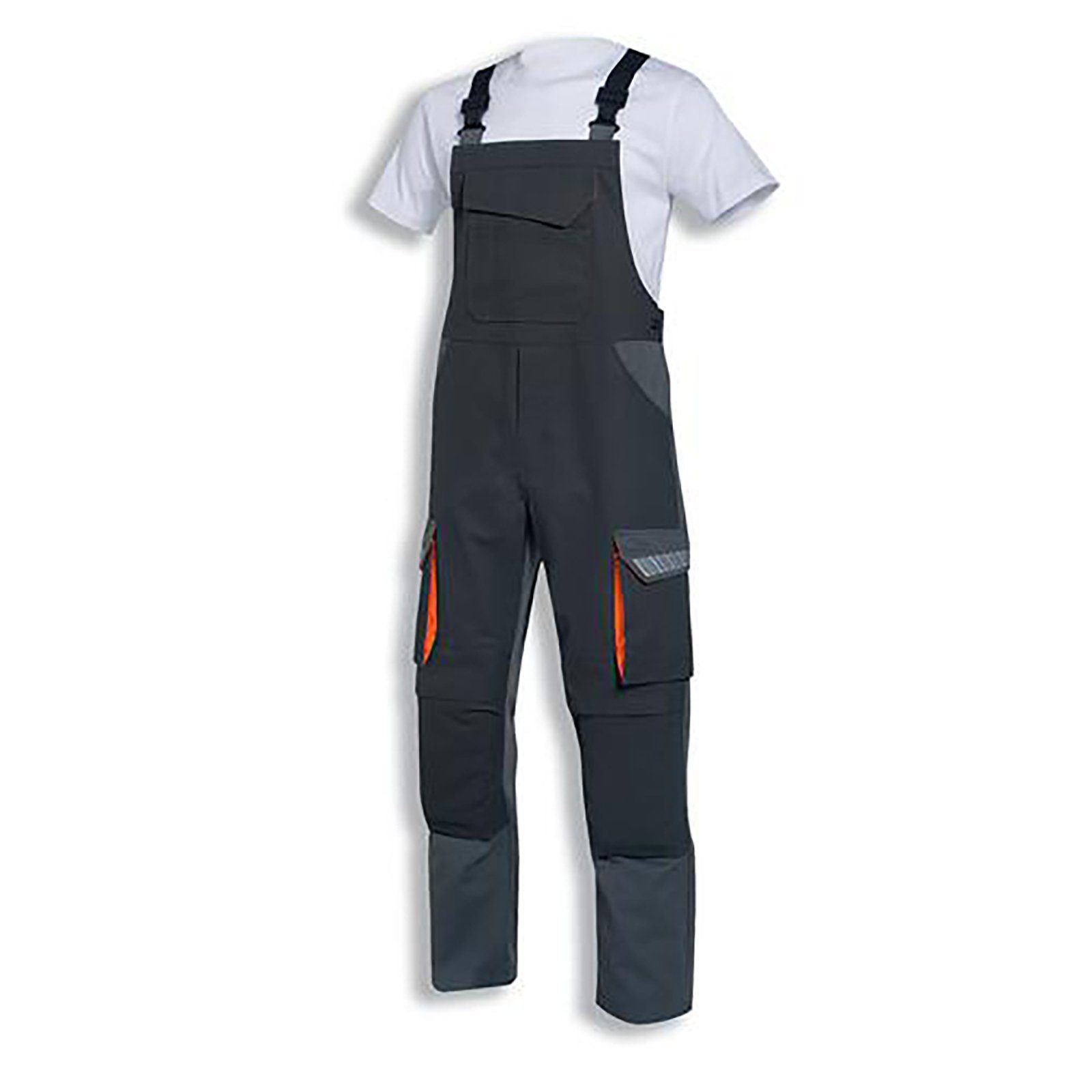 Uvex Latzhose Latzhose metal grau, orange, anthrazit