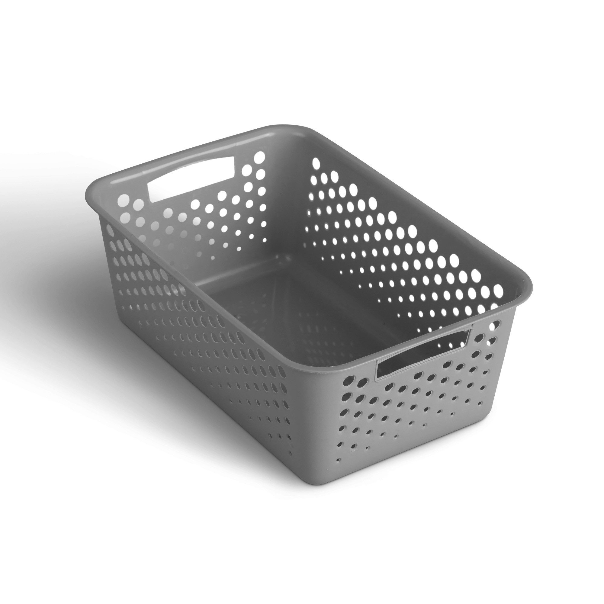 Pro Home Aufbewahrungskorb Modularer Kunststoffkorb Kunststoff Box (1 St), Aufbewahrungsbox mit Griffen - BPA-Frei - Organizer Körbchen Bad Küche