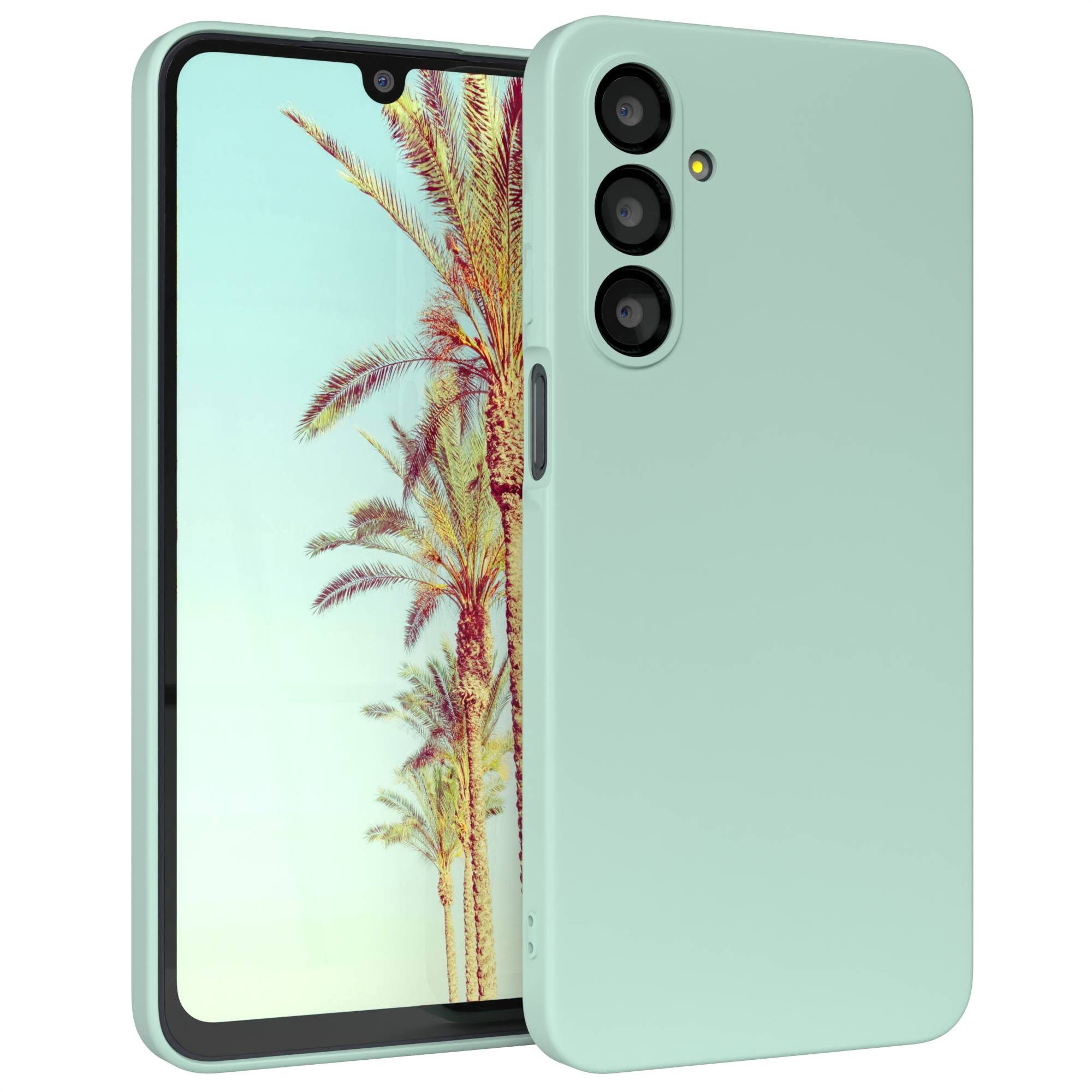 EAZY CASE Handyhülle für Samsung Galaxy A16 Hülle Silikon 6,7 Zoll, Hülle Silikon kratzfest Smart Slimcover Bumper Case Etui Mint Grün