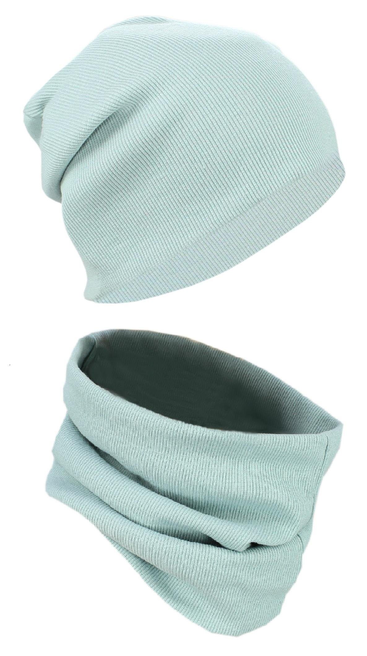 Alkato Beanie Alkato Unisex Beanie Mütze und Schal Set Uni günstig online kaufen