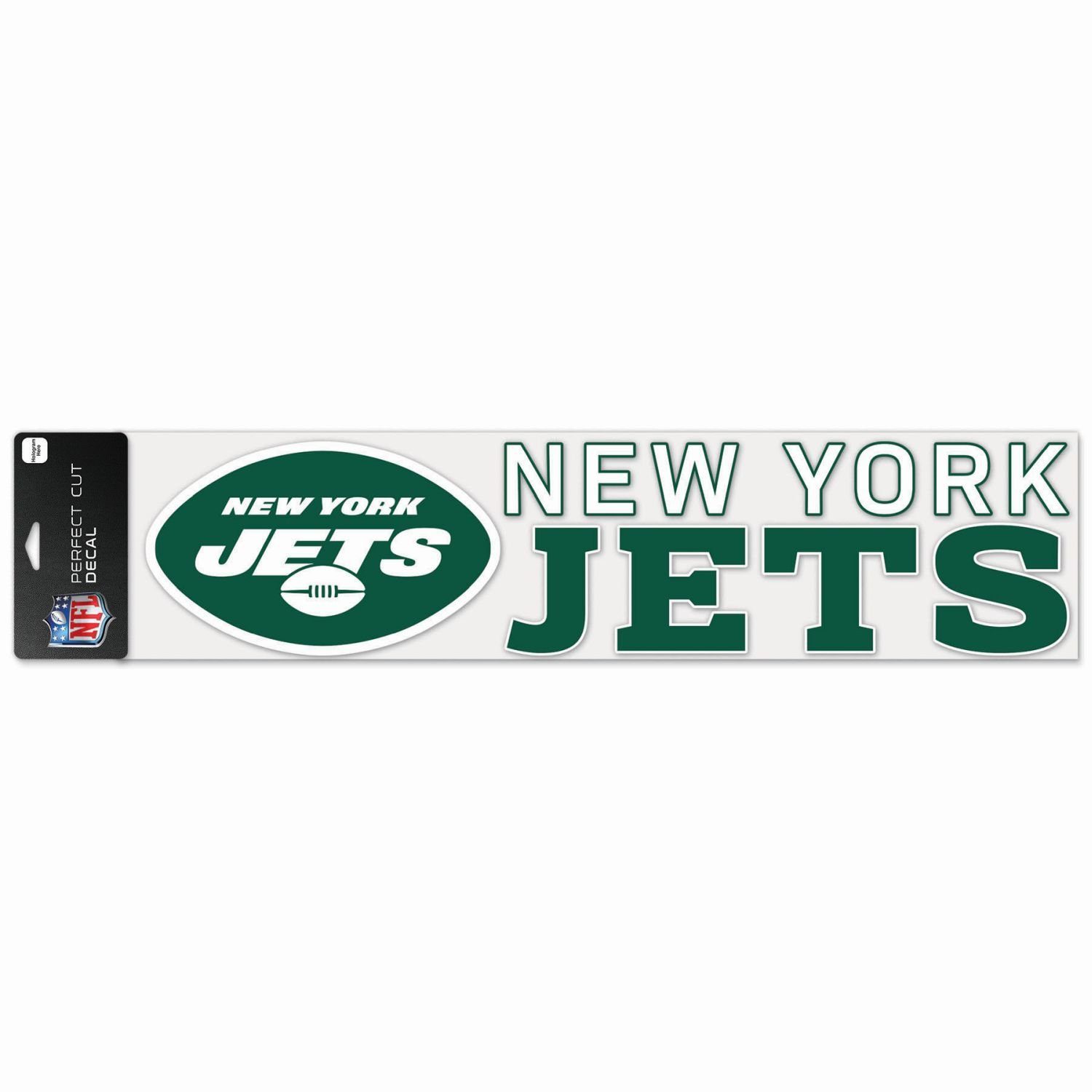 NFL Wanddekoobjekt WinCraft XXL 10x40cm New Perfect York Teams Aufkleber Cut Jets