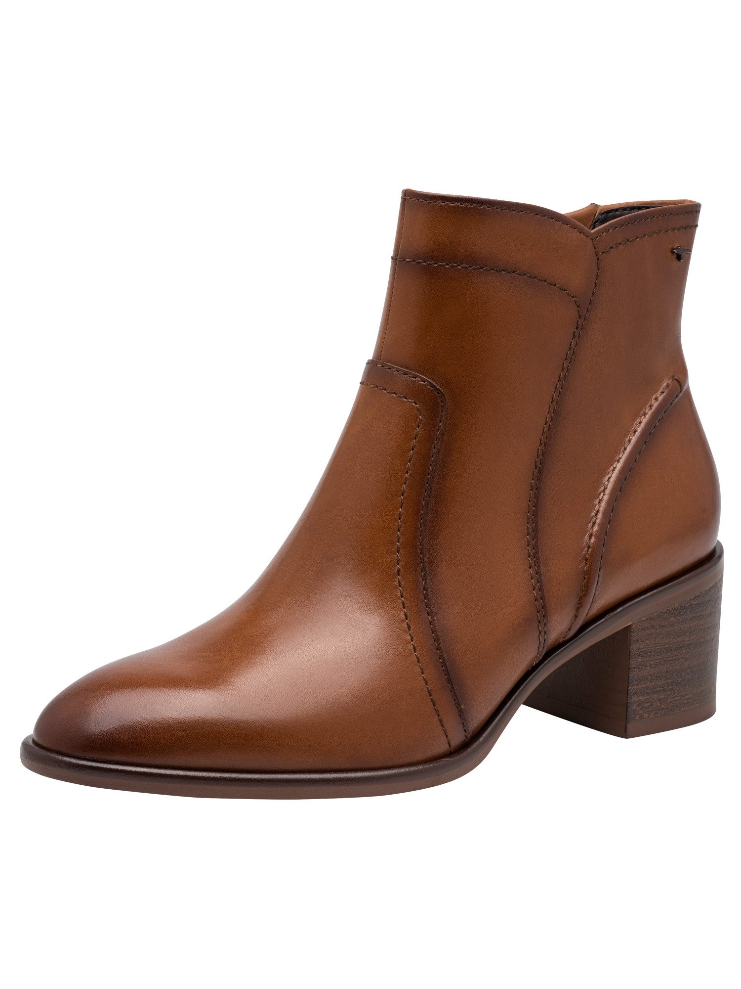 Tamaris ANTIslide, TOUCH-IT aus Leder kein Absatz Stiefel ANTIslide