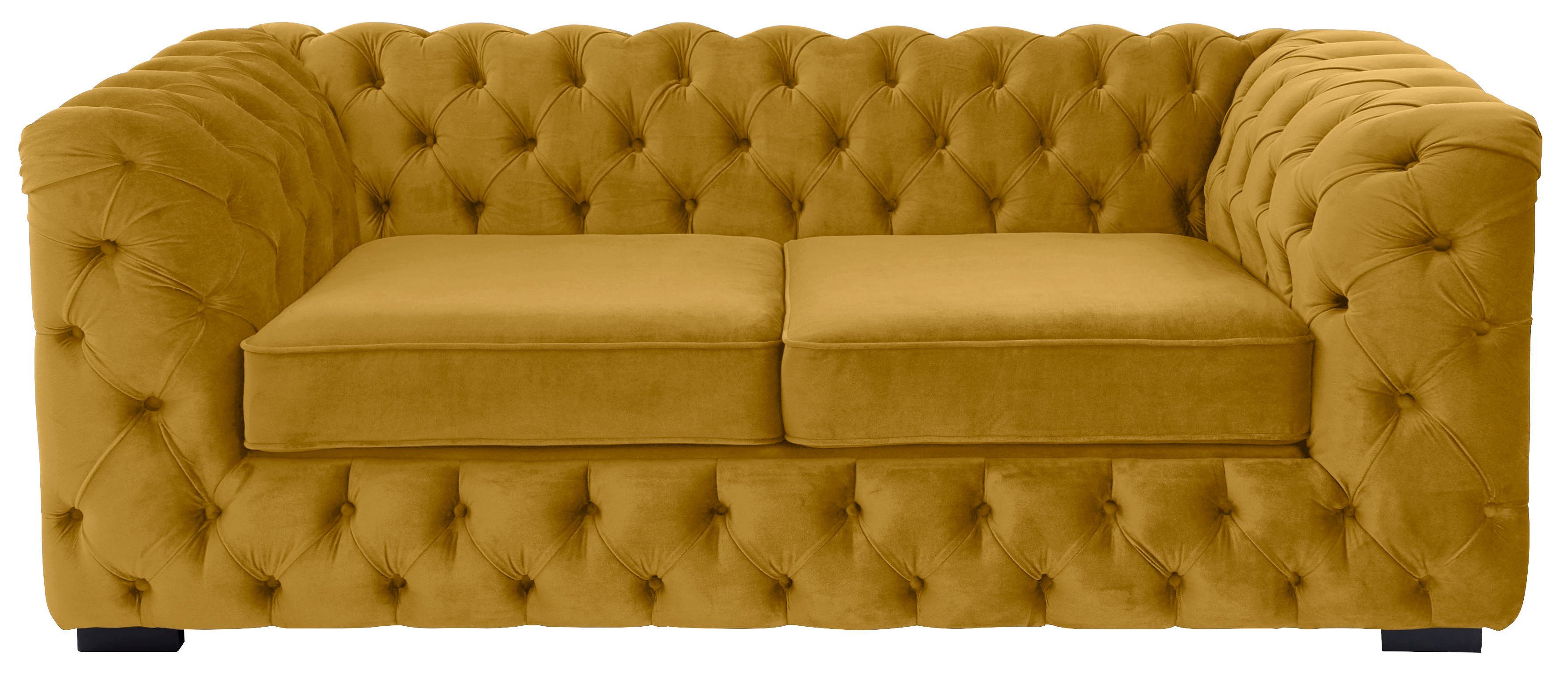 Guido Maria Kretschmer Home&Living Chesterfield-Sofa Kalina, mit klassischer Chesterfield-Knopfheftung