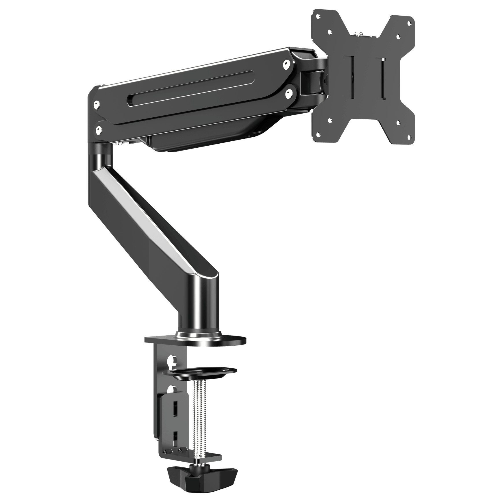LMG Germany Monitor-Halterung Monitorhalterung bis 32 Zoll, 10 kg, 1 Arm, flexibel verstellbar, (bis 32 Zoll, ergonomisch, stufenlose Höhenverstellung, Integriertes Kabelmanagement)