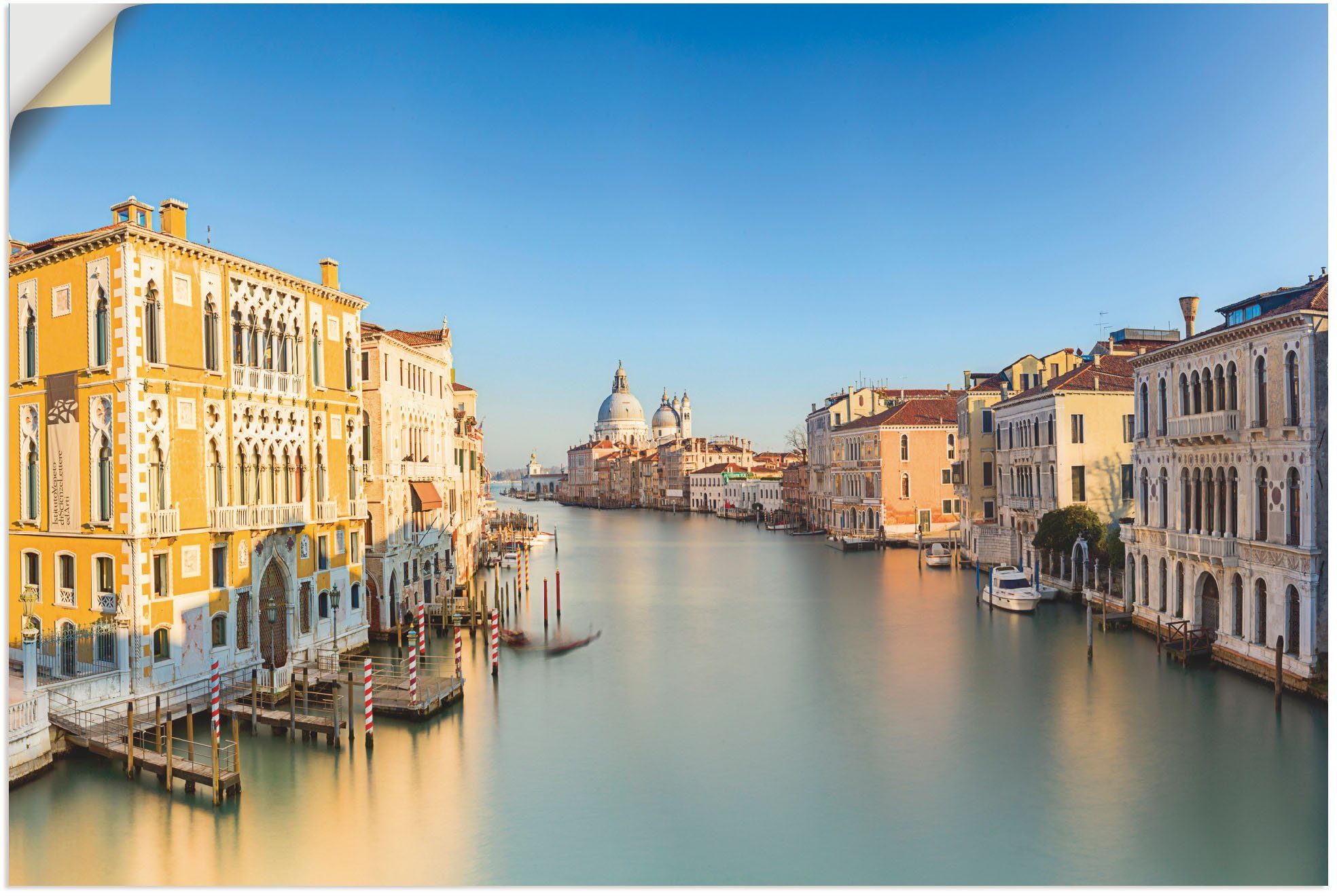 (1 als Größen in Alubild, Fotografie, versch. Wandaufkleber St), Venedig Poster Leinwandbild, Artland oder Venedig Wandbild