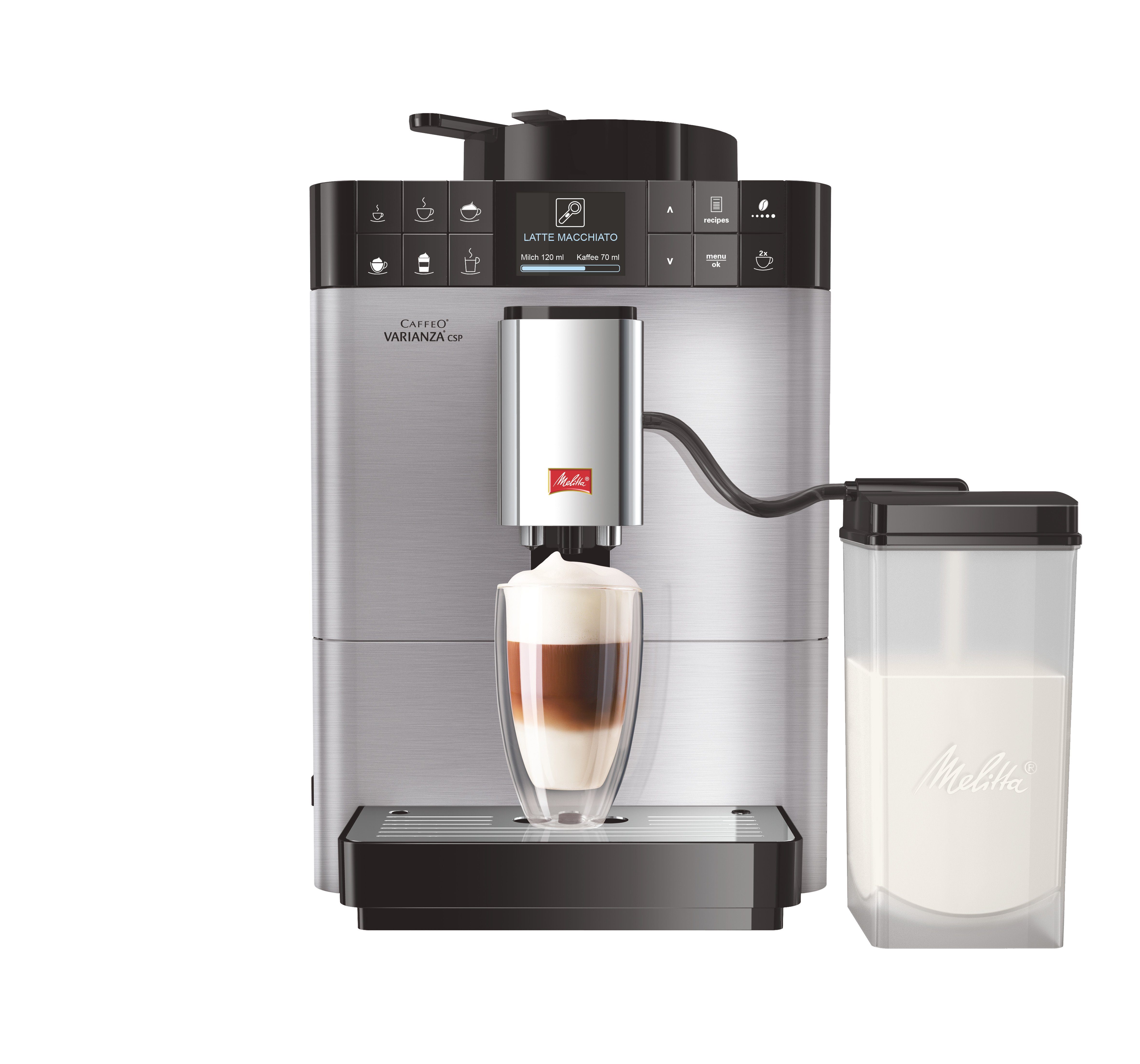 Melitta Kaffeevollautomat Varianza CSP F580-100 Edelstahl