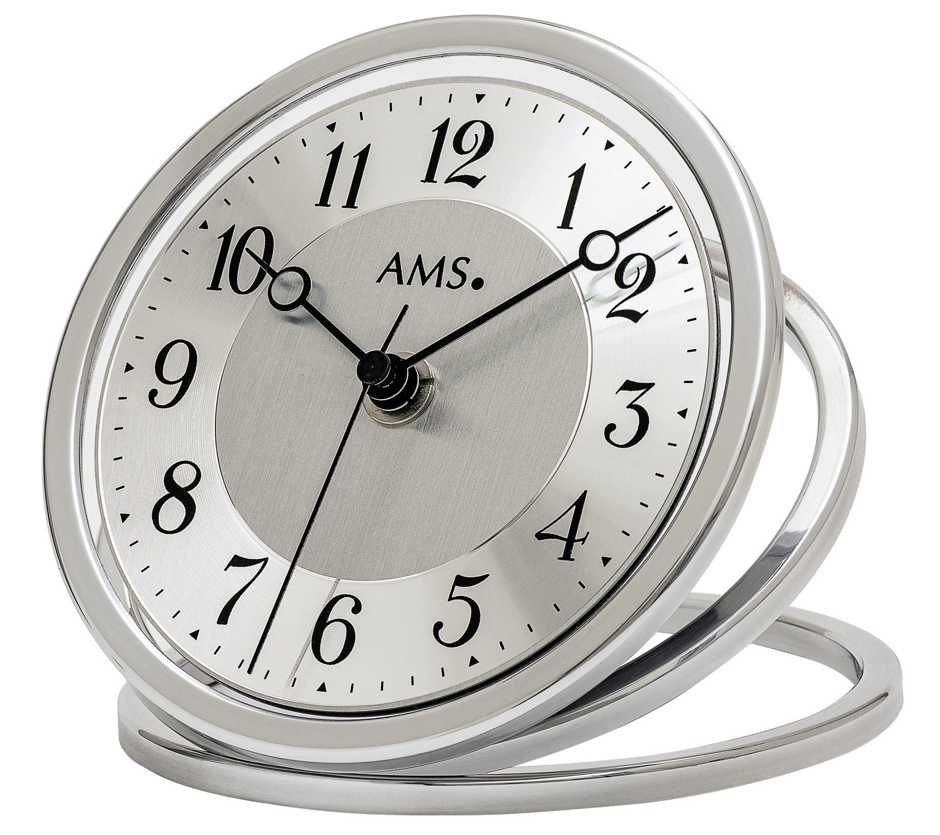 AMS Funktischuhr AMS 5178 silber 5279 goldfarbig Ohne Frontglas günstig online kaufen
