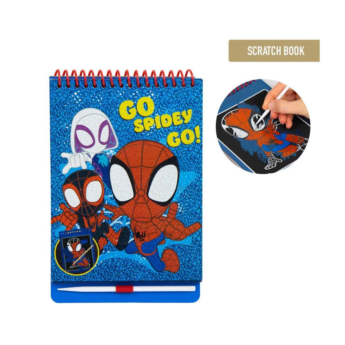 Spiderman Kreativset Spiderman Kratz- & Malset – Go Spidey Kreativspaß