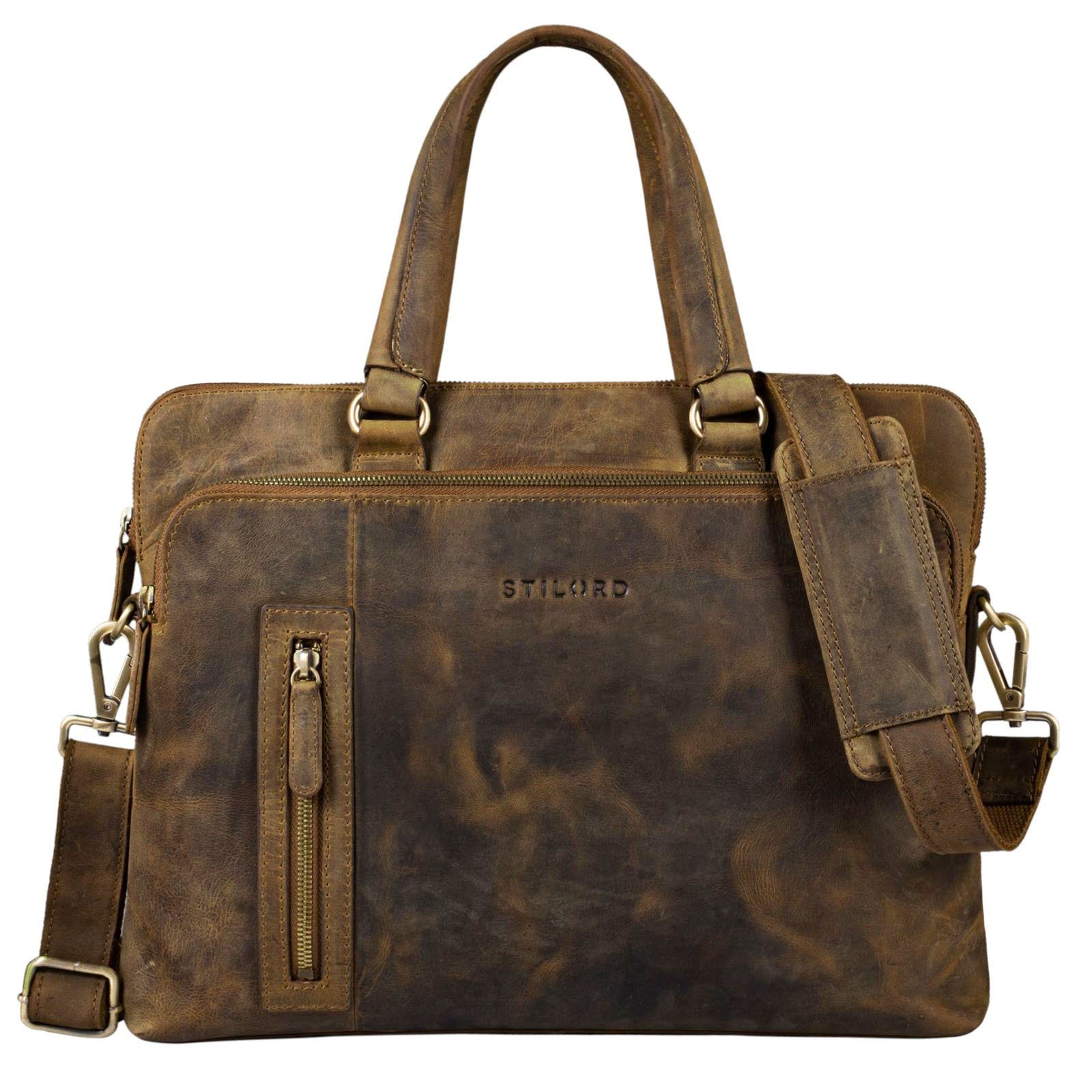 Handtasche "Lory" Aktentasche Damen Leder