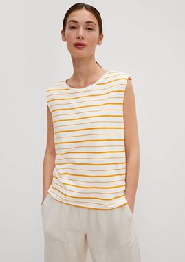 comma casual identity Shirttop Top mit Schulterpolster