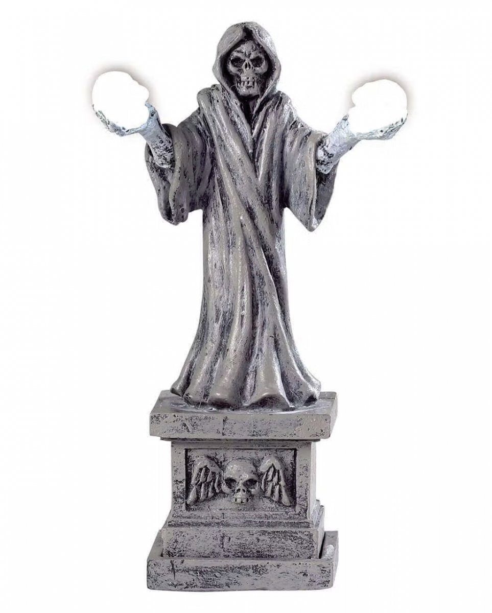 Horror-Shop Dekofigur Skeleton Lamp - Lemax Spooky Town