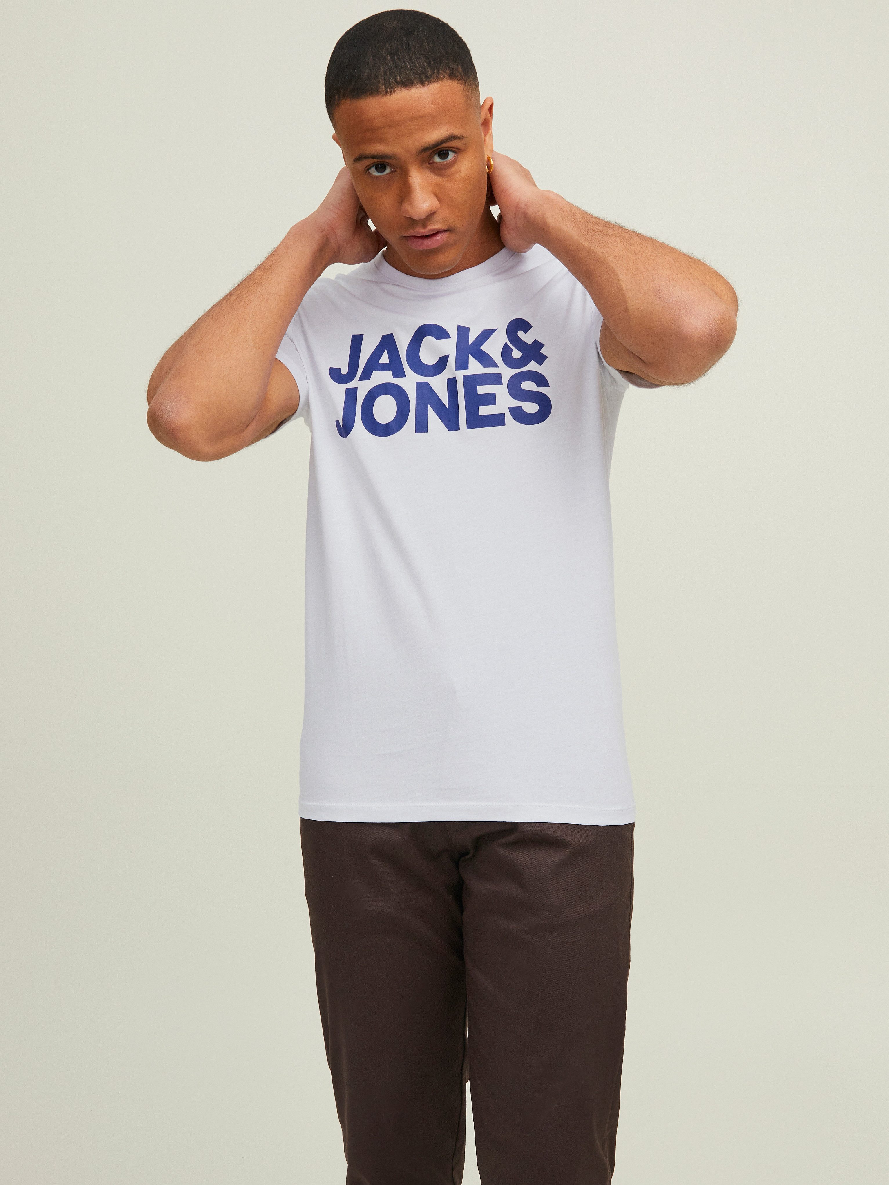 Jack & Jones T-Shirt CORP LOGO TEE (Packung, 3-tlg., 3er-Pack) günstig online kaufen