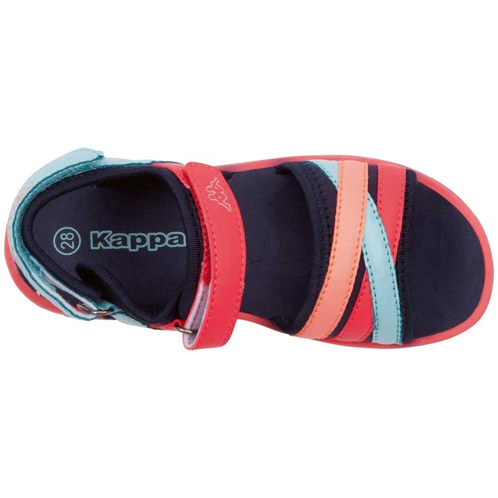 Kappa Sandale mit rutschhemmender mehrfarbiger, navy-pink Sohle