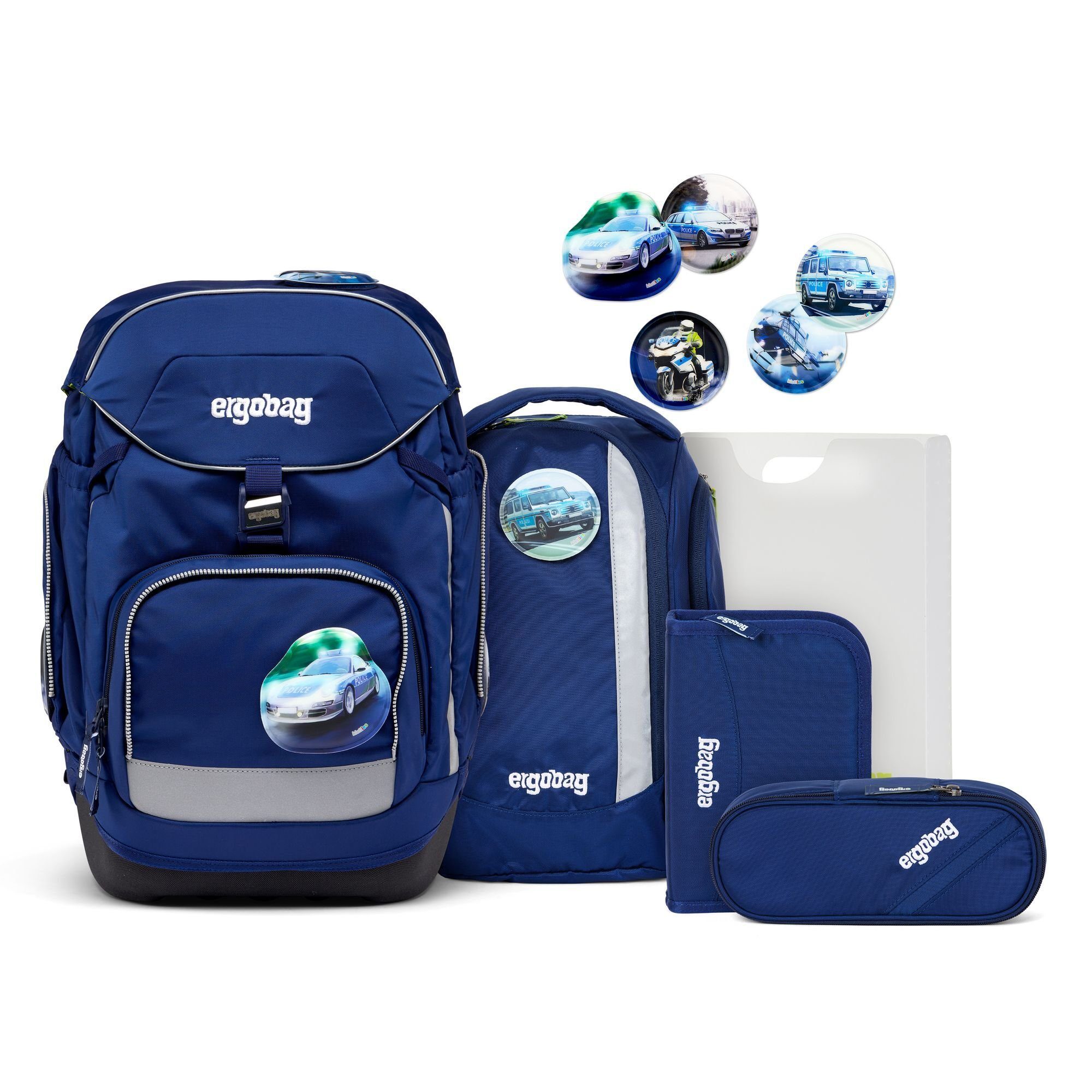 ergobag Schulranzen »Pack VolltreffBär« (Schulrucksack, Sportrucksack, DIN A4Heftebox, Kletties