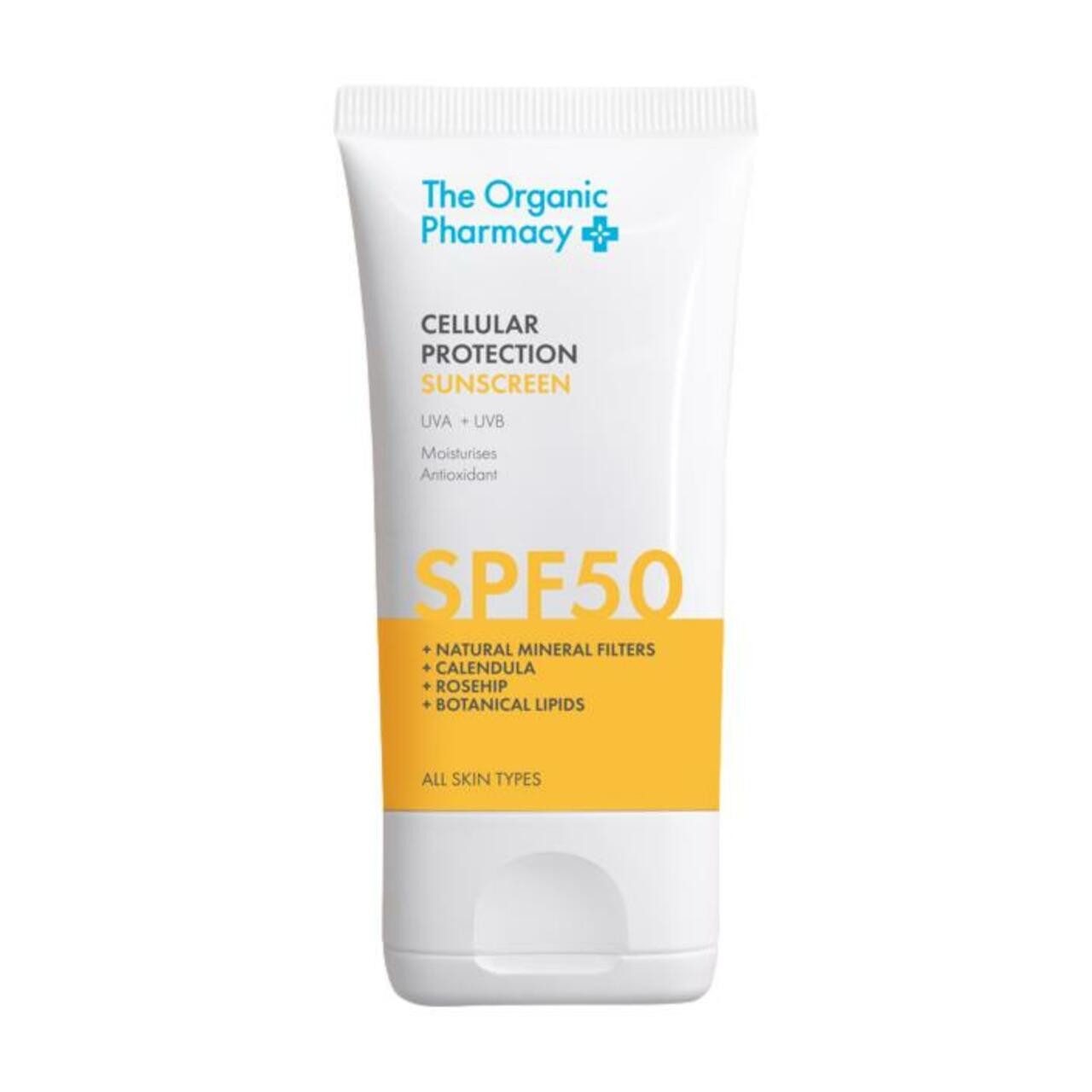 The Organic Pharmacy Sonnenschutzcreme Cellular Protection Sunscreen SPF 50, für Alle Hauttypen