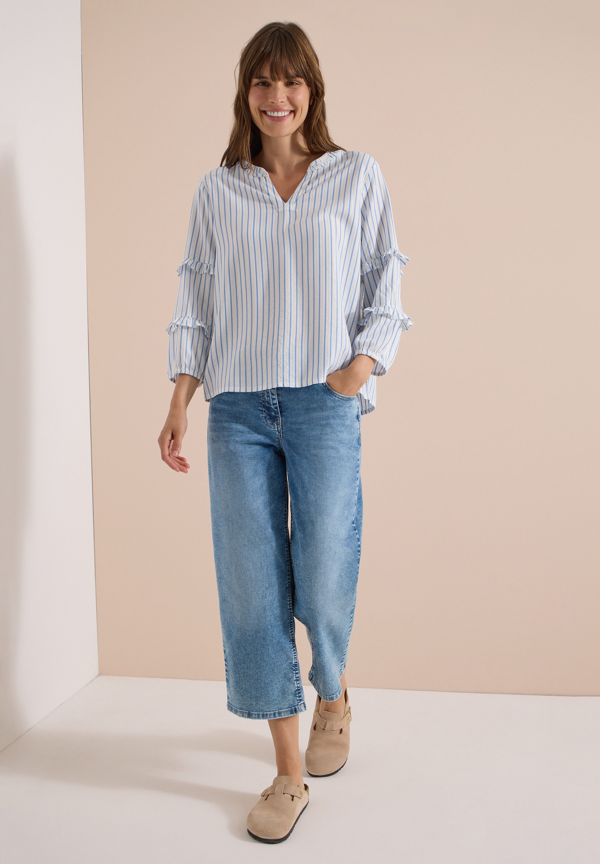 CECIL Shirtbluse mit 3/4 Ärmeln