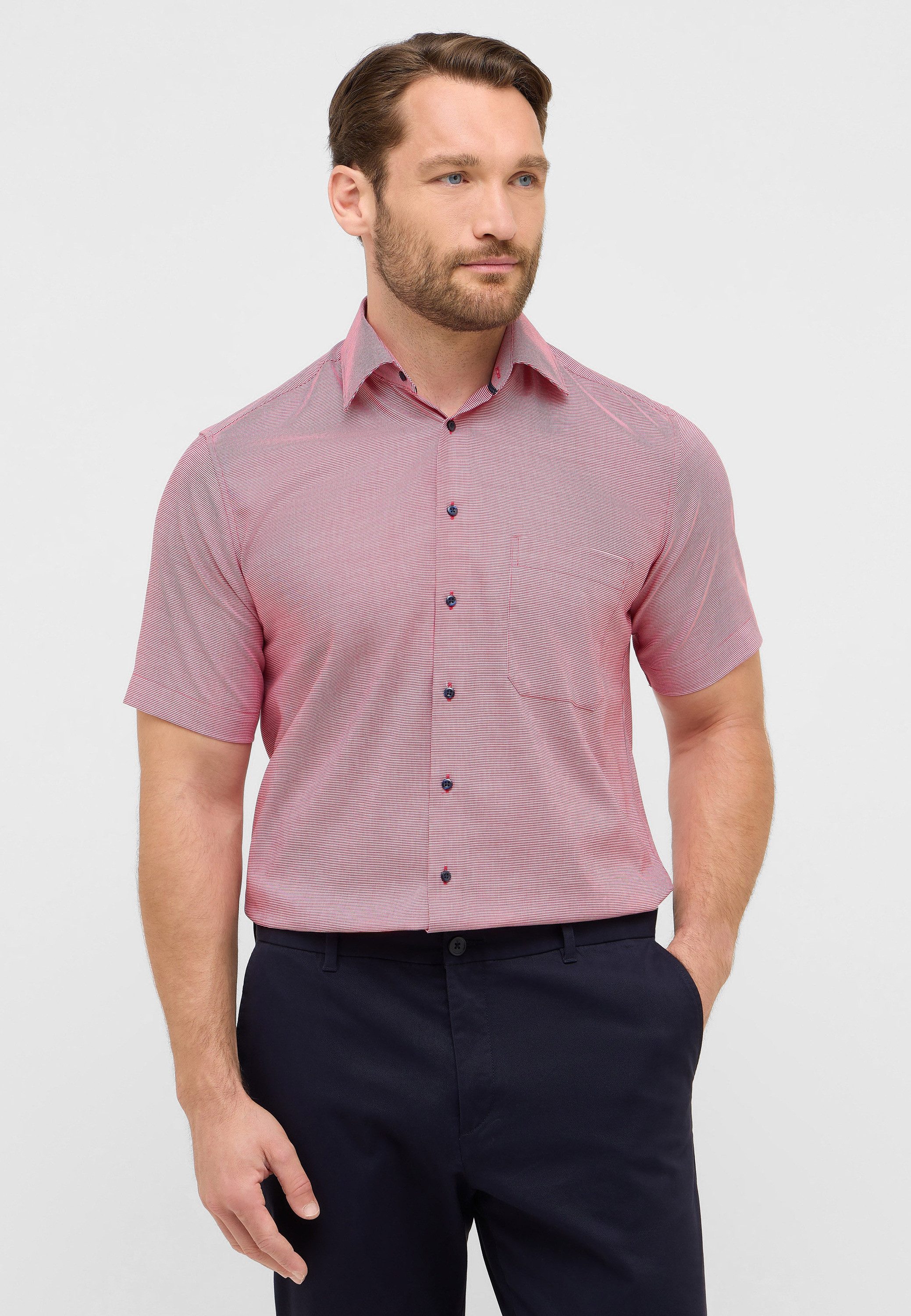 Eterna Kurzarmhemd COMFORT FIT NON IRON günstig online kaufen