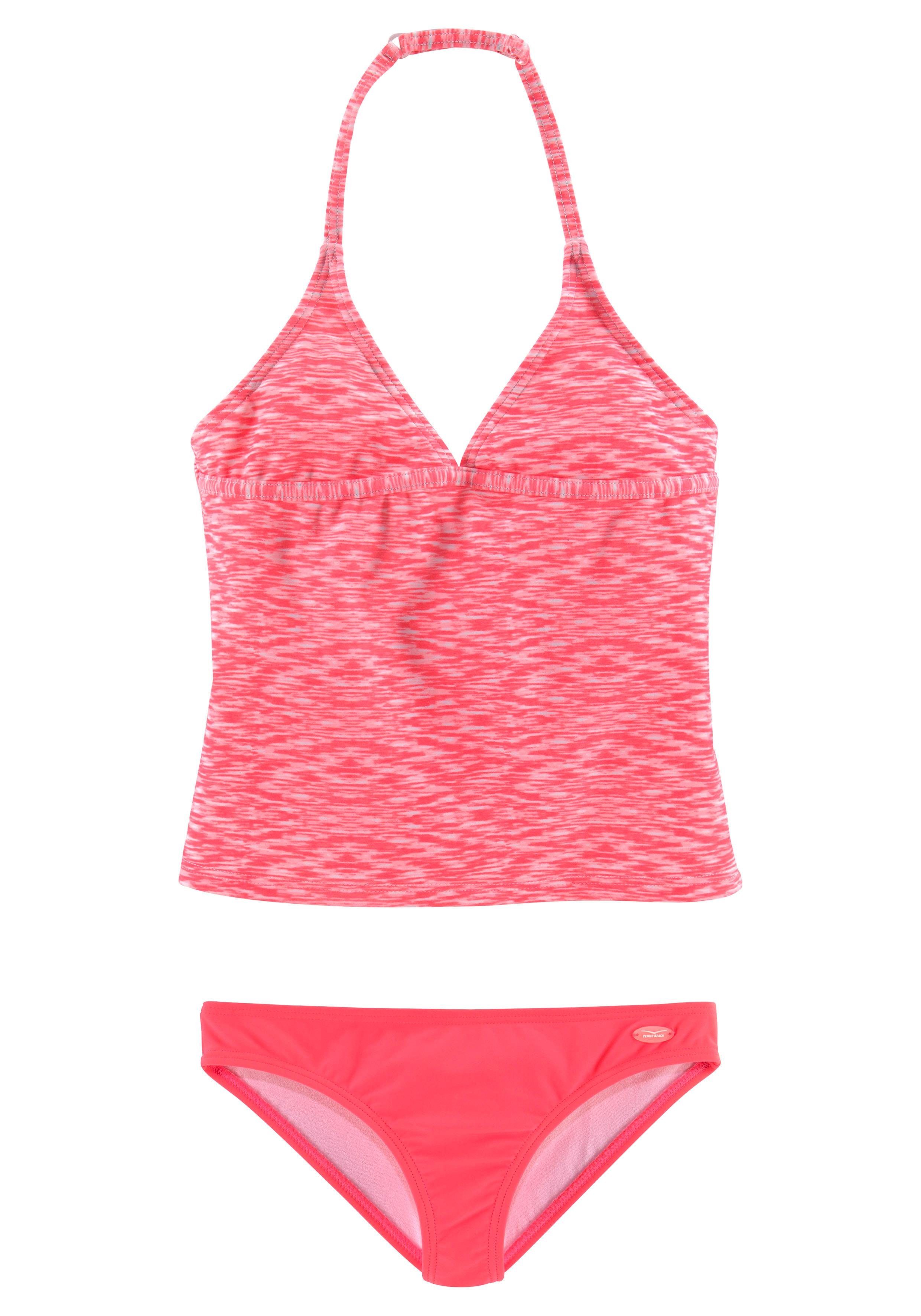 Venice Beach Tankini verstellbare Träger, unifarbene Hose