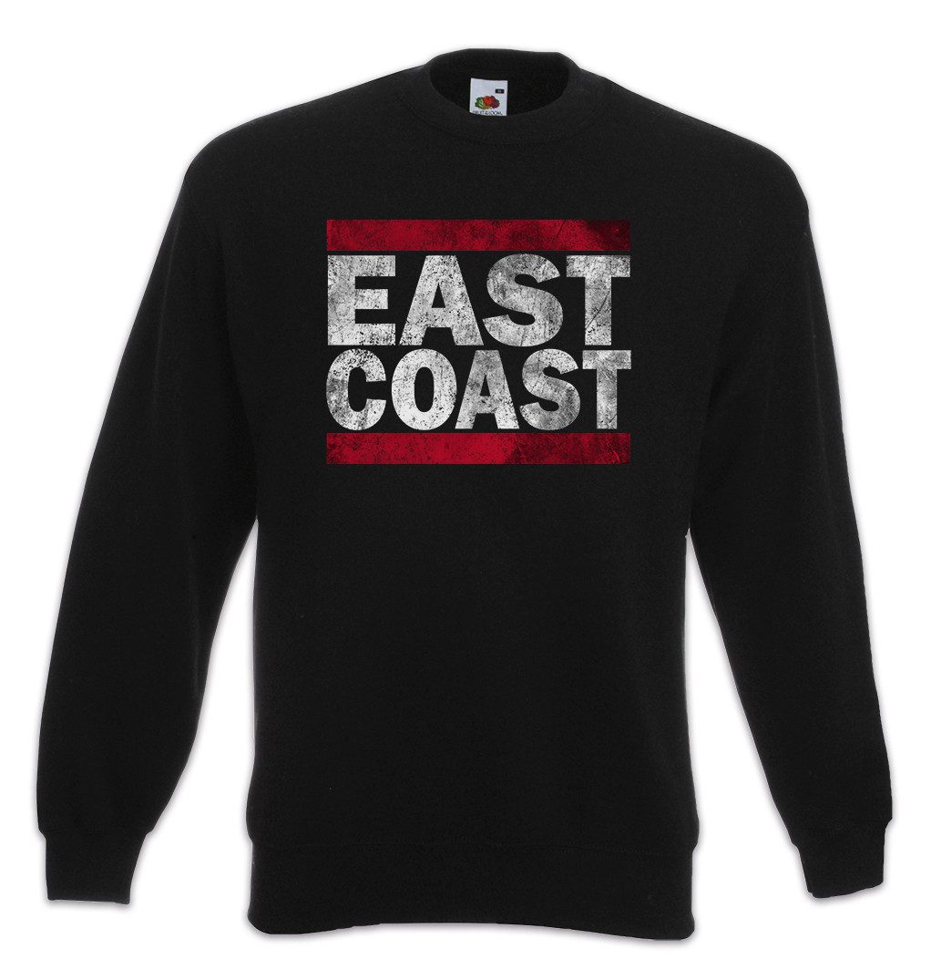 Urban Backwoods Sweatshirt East Coast Sweatshirt Westseite Ostseite Run Fun DMC Side Ostküste (1-tlg) Gangster Gang Kalifornien California