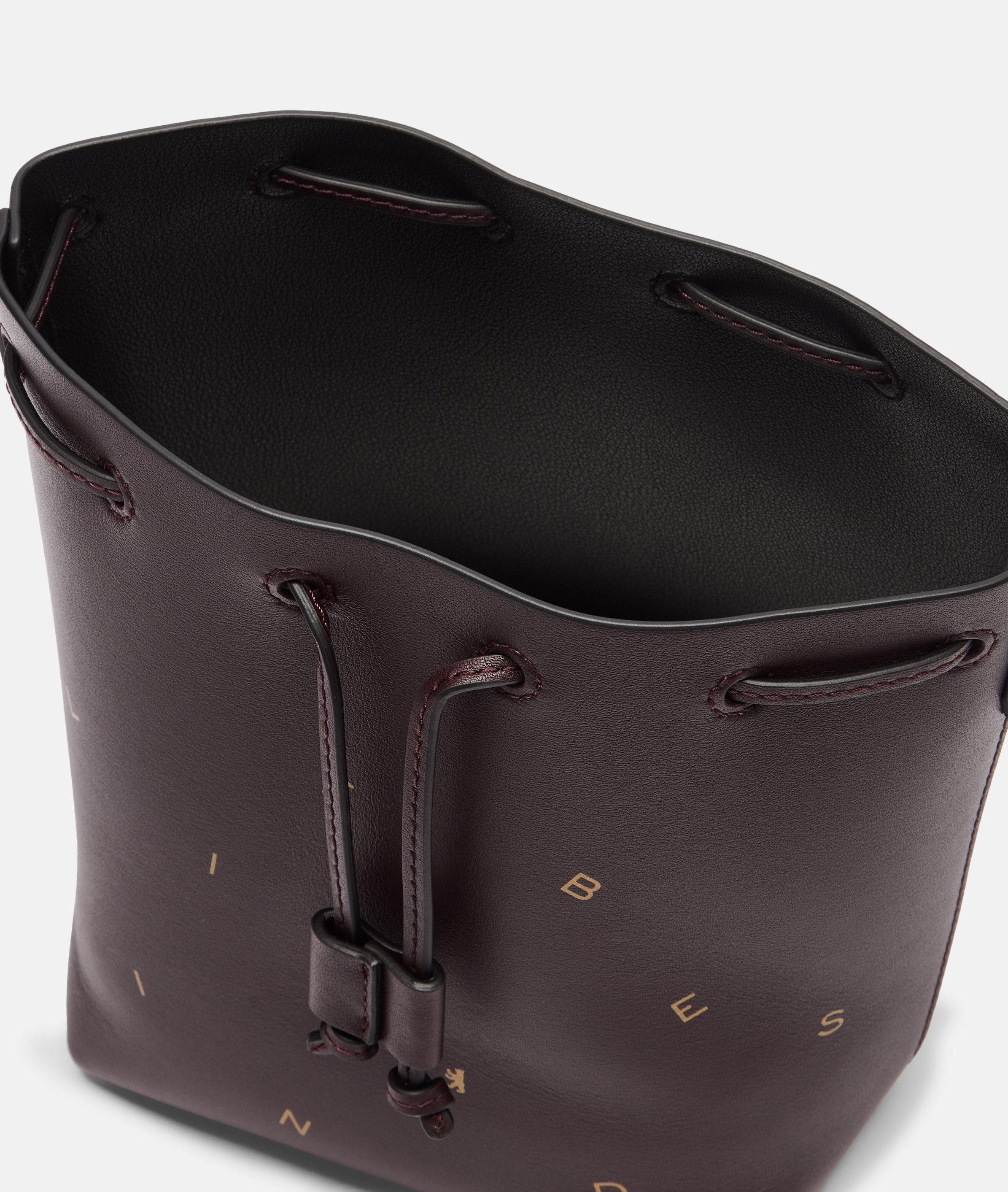 Liebeskind Berlin Schultertasche Bucketbag, Handliche Tasche aus Nappaleder