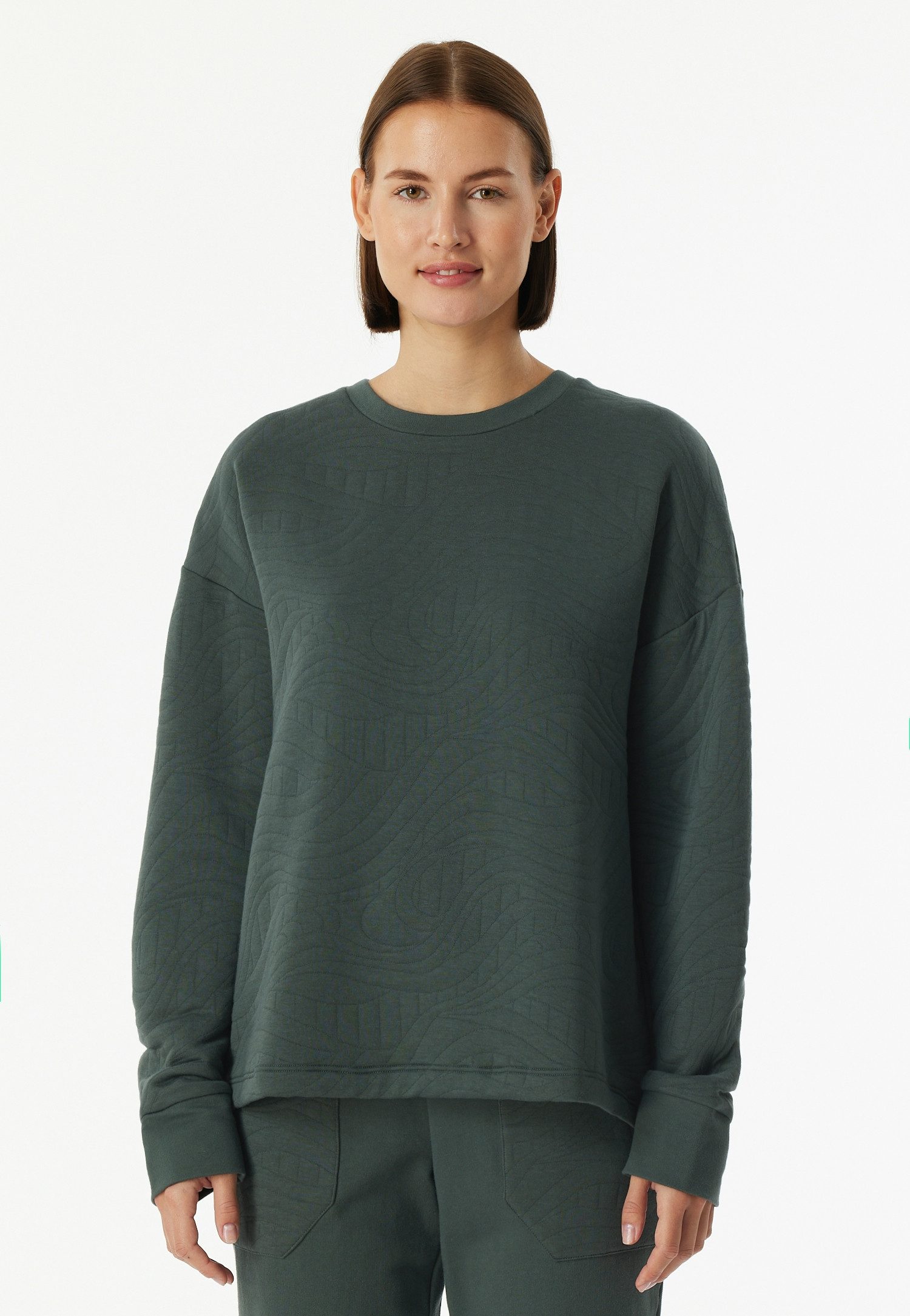 Schiesser Pyjamaoberteil Sweatshirt