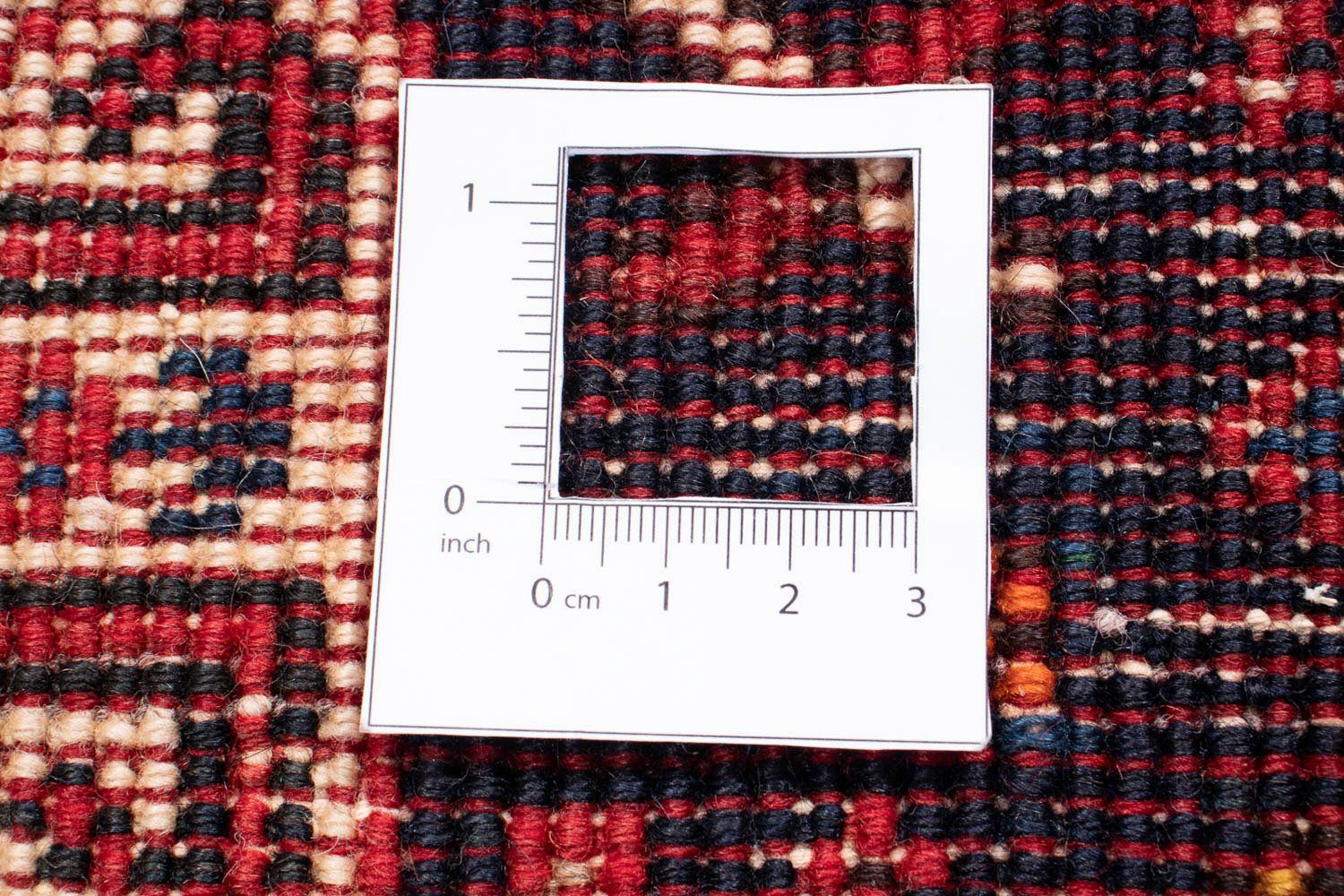 Orientteppich Perser - Nomadic - 111 mit Höhe: x Einzelstück mm, morgenland, - Zertifikat Handgeknüpft, Wohnzimmer, rechteckig, cm dunkelrot, 10 276
