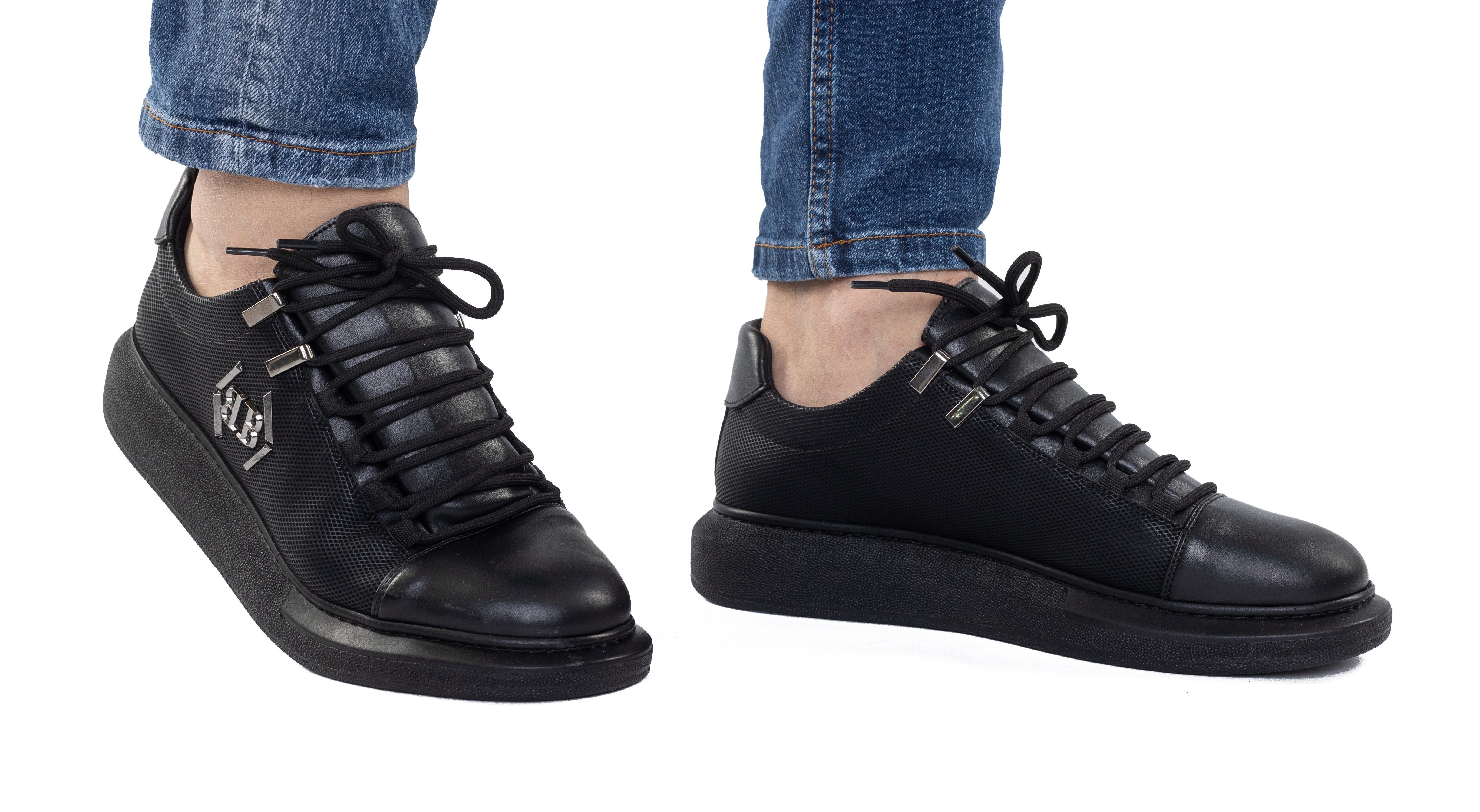 TAMBOGA Elegante Herren-Sneaker mit feinem Muster günstig online kaufen
