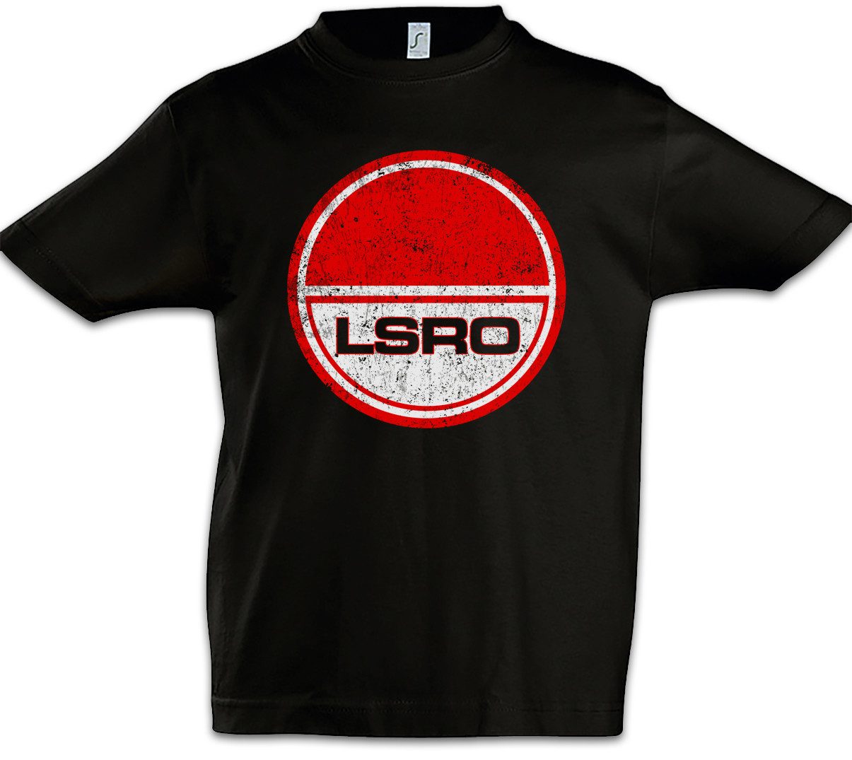 Print-Shirt Space 1999 Research LSRO Logo Kinder T-Shirt Retro Mondbasis Alpha TV