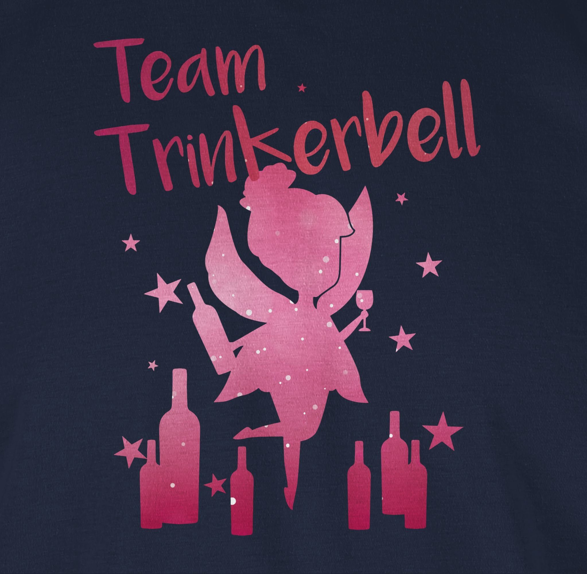 Karneval Blau Trinkerbell Navy T-Shirt 02 Team Outfit Shirtracer