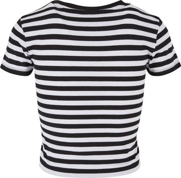 URBAN CLASSICS T-Shirt Ladies Short Striped Tee