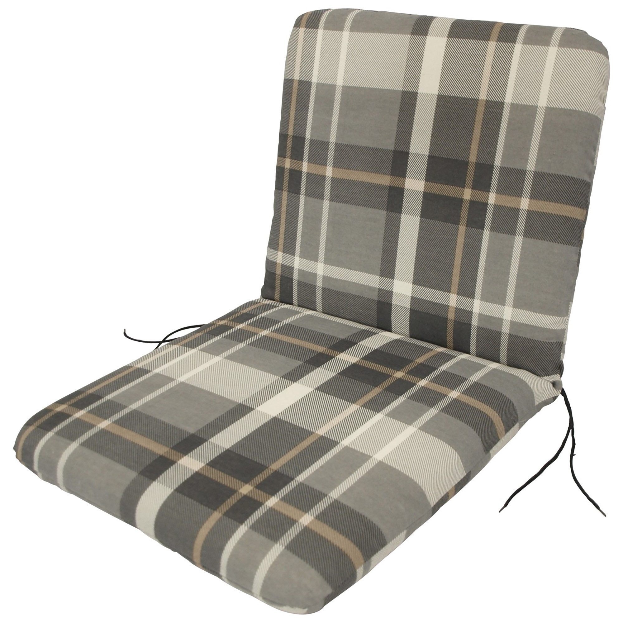 TPFGarden Sesselauflage STEVENAGE, Hochwertige Polsterung mit den Maßen (BxHxT) 45x88x7 cm