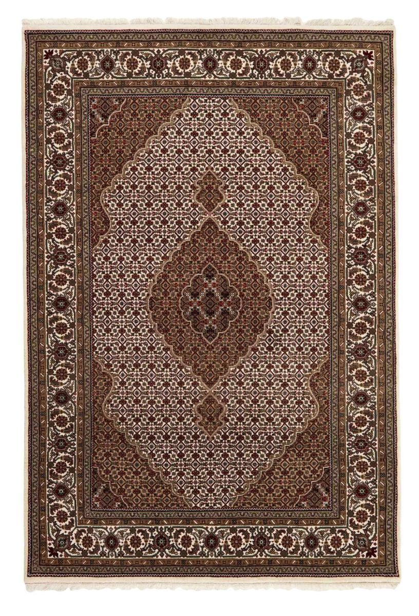 mm Trading, Orientteppich, Handgeknüpfter Indo 165x244 Höhe: 12 Nain rechteckig, Täbriz Orientteppich