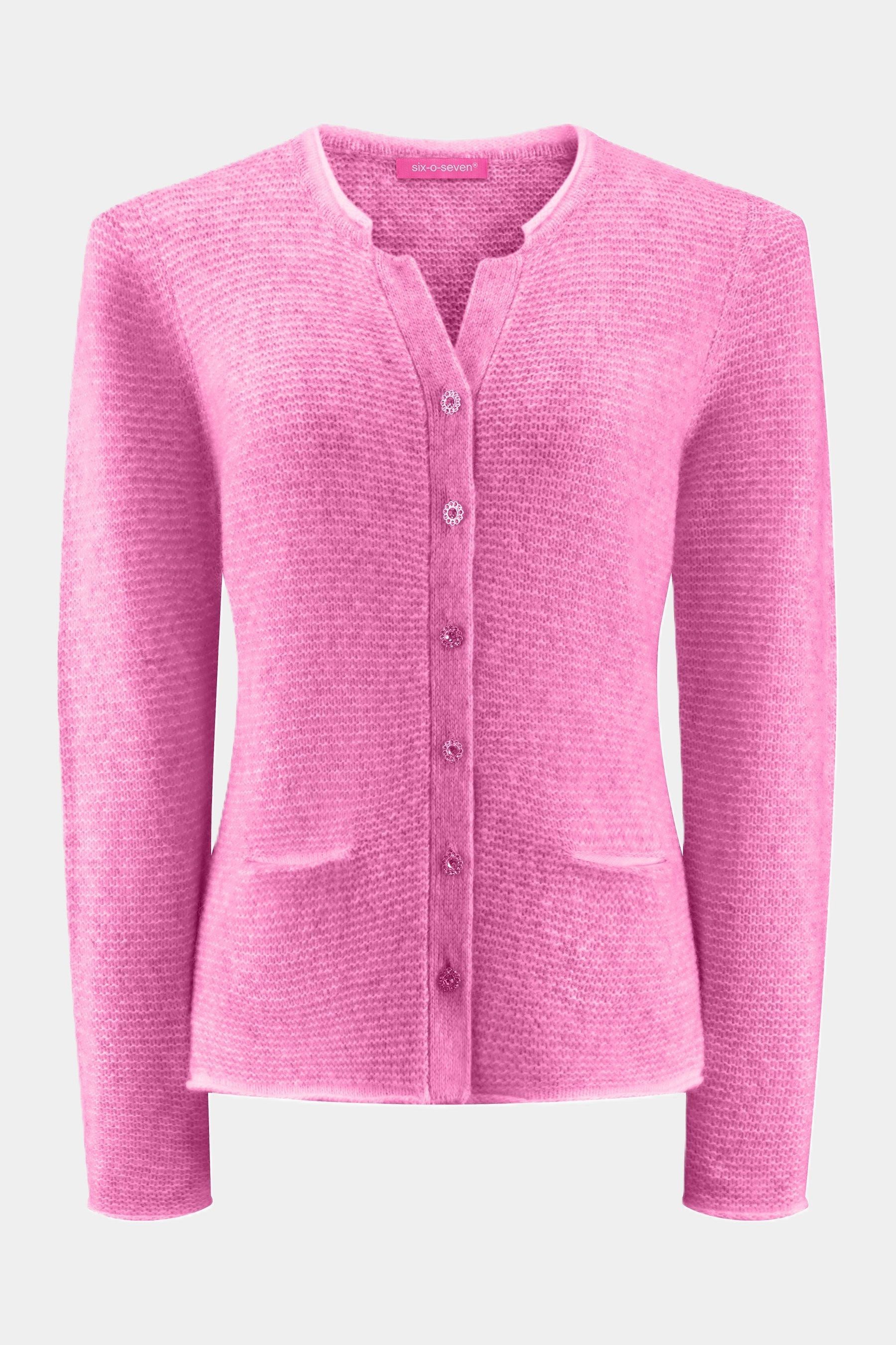 six-o-seven Strickjacke Six-o-Seven Strickjacke mit funkelnde günstig online kaufen