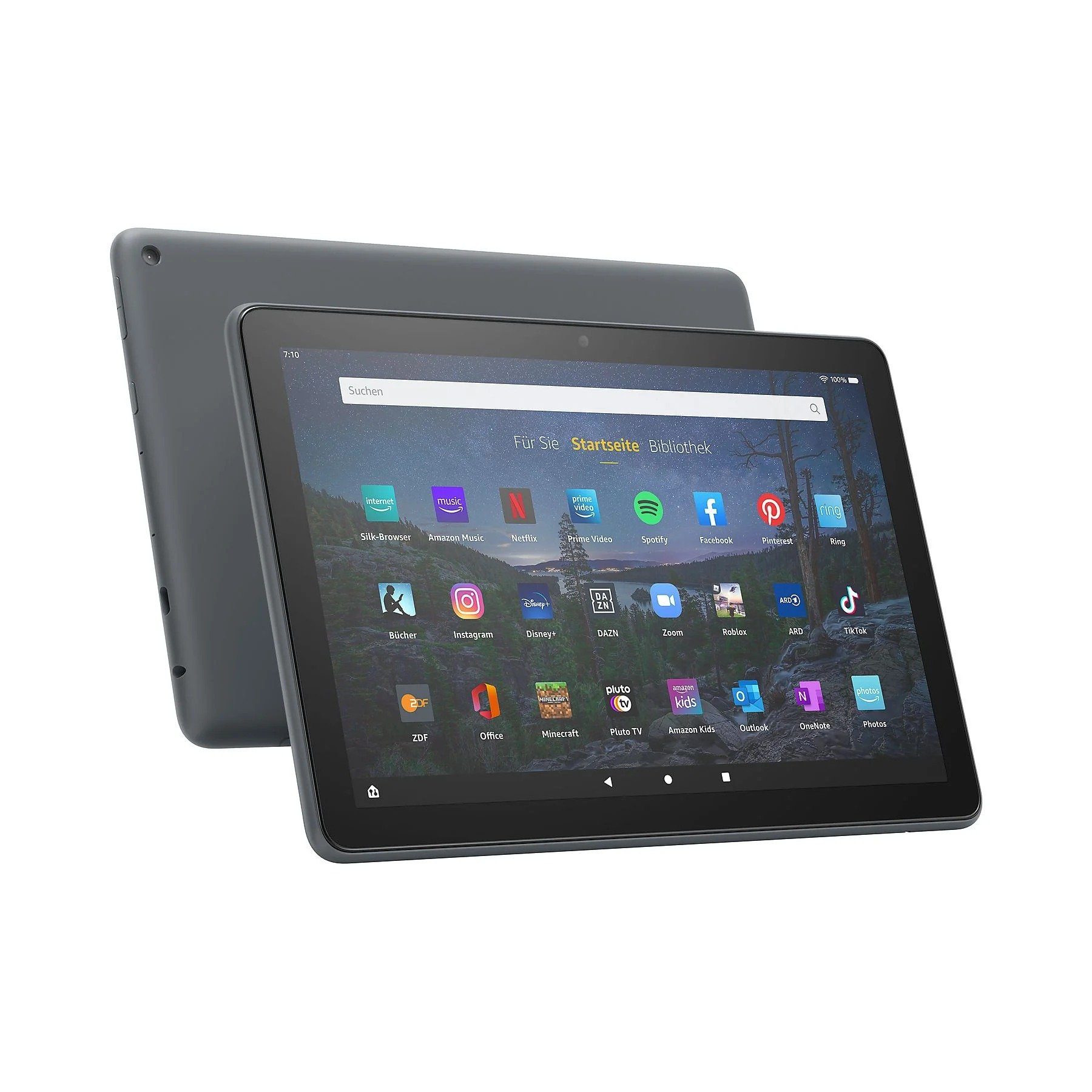 Amazon Fire HD 10 Plus Tablet Full HD Display 11 Generation Tablet (10.1", 32 GB, FireOS, Alexa,Netflix, Bluetooth, Prime Video, WLAN, microSD-Steckplatz)