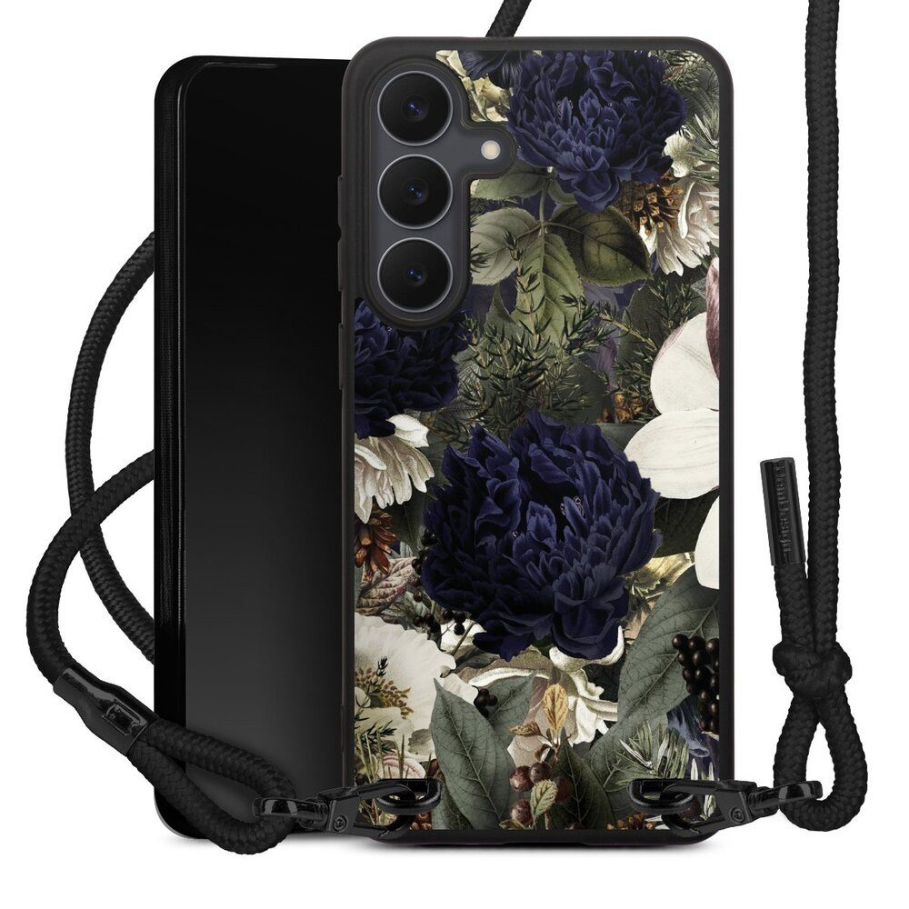 DeinDesign Handyhülle Utart Vintage Blumen Natur Blumen, Samsung Galaxy S25 FE Premium Handykette Hülle mit Band