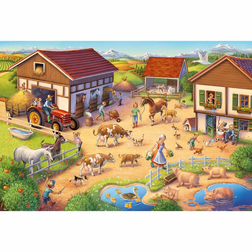 Bauernhof Spiele 40 40 Lustiger Schmidt Teile, Puzzleteile Puzzle