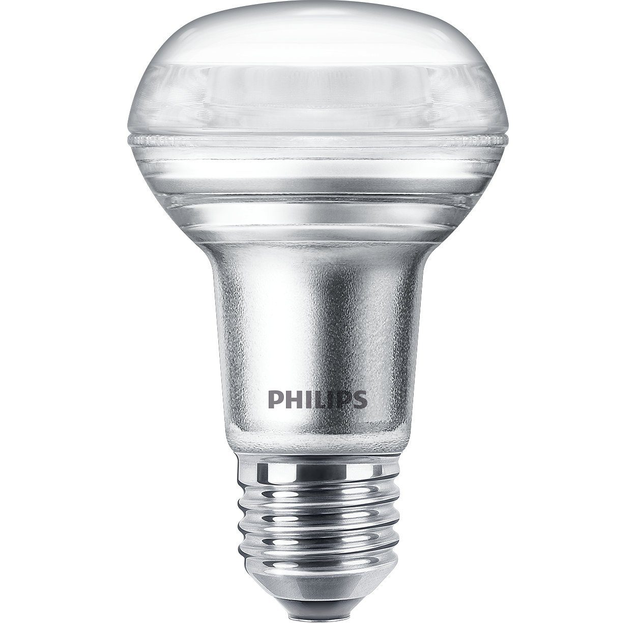 Philips LED-Leuchtmittel Philips CorePro LED spot D 4.5-60W R63 E27 827 36D, E27, 1 St., Warmweß