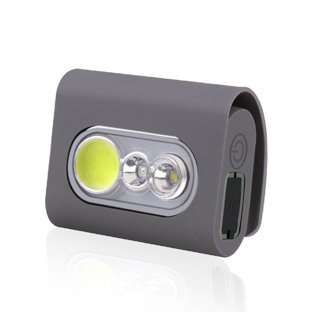 zggzerg Stirnlampe LED Clip Lampe für Lauflicht Joggen, IPX6 Wasserdicht  mit 5 Lichtmodi