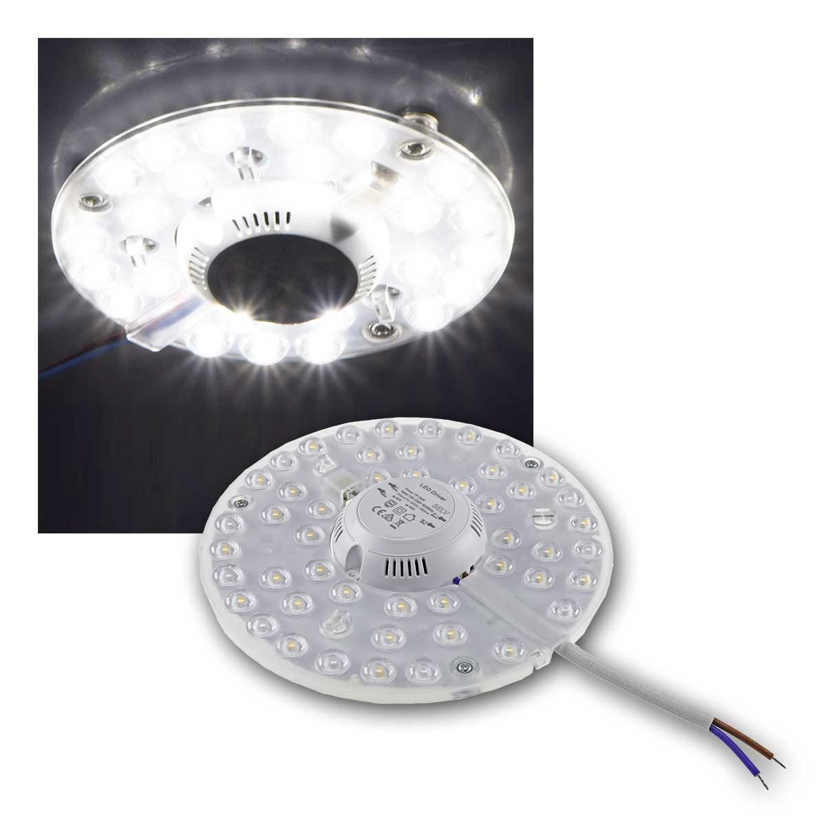 ChiliTec LED-Leuchtmittel LED Umrüstmodul "UM24nw" für Leuchten Ø180mm, daylight/tageslichtweiß