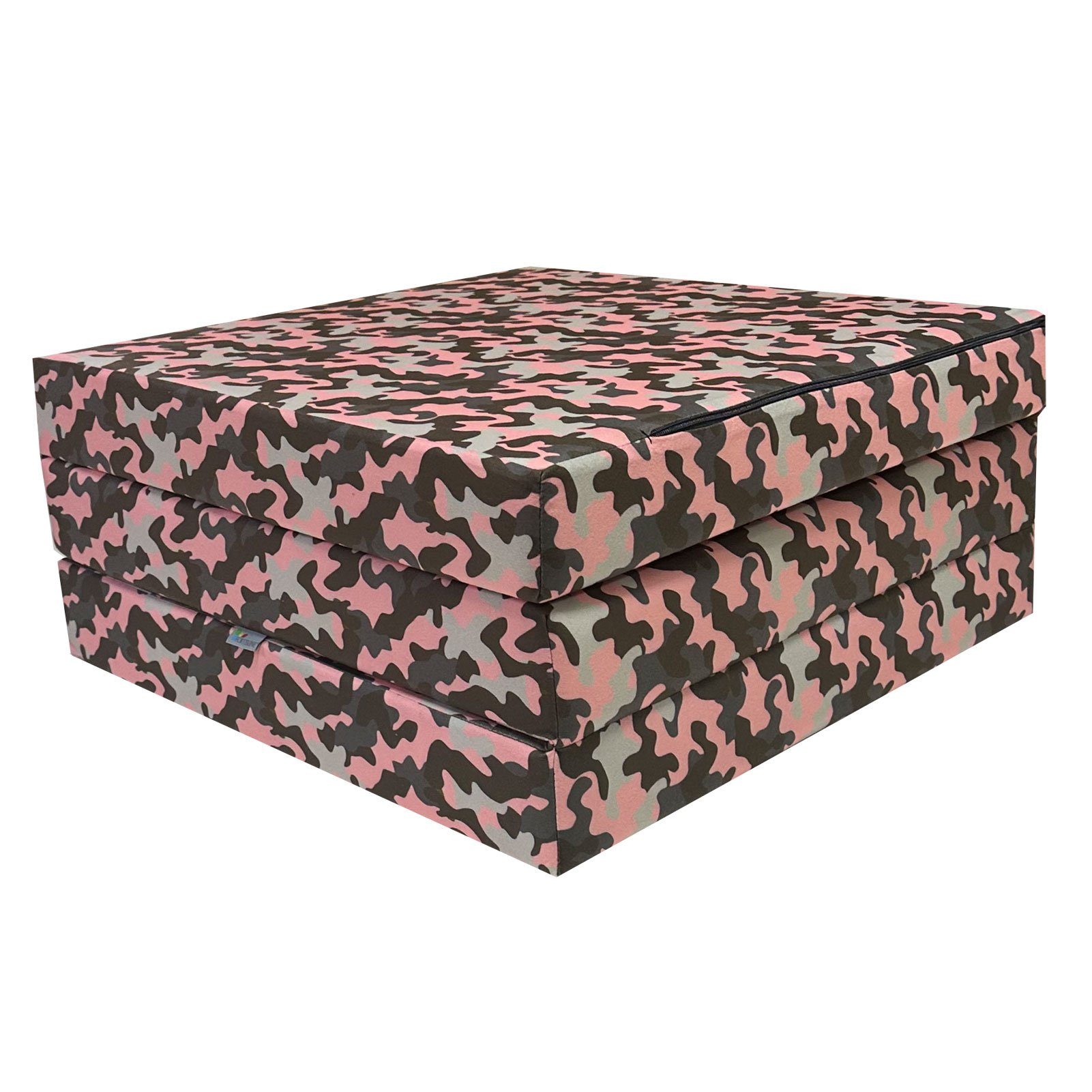 180x65x7cm, "CAMO" Klappmatratze FORTISLINE Gästematratze Klappmatratze Pink M -